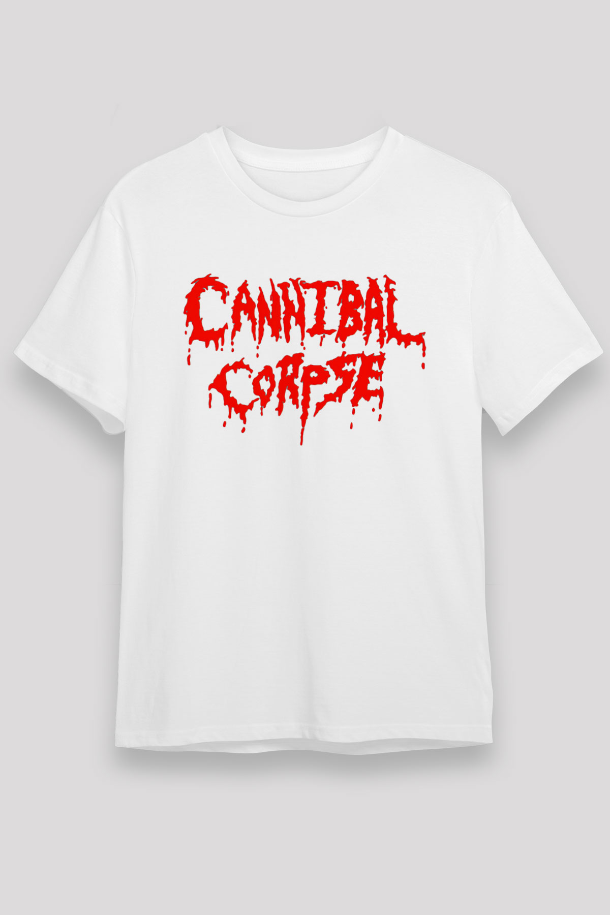 Cannibal Corpse Beyaz Unisex Tişört T-Shirt - TişörtFabrikası