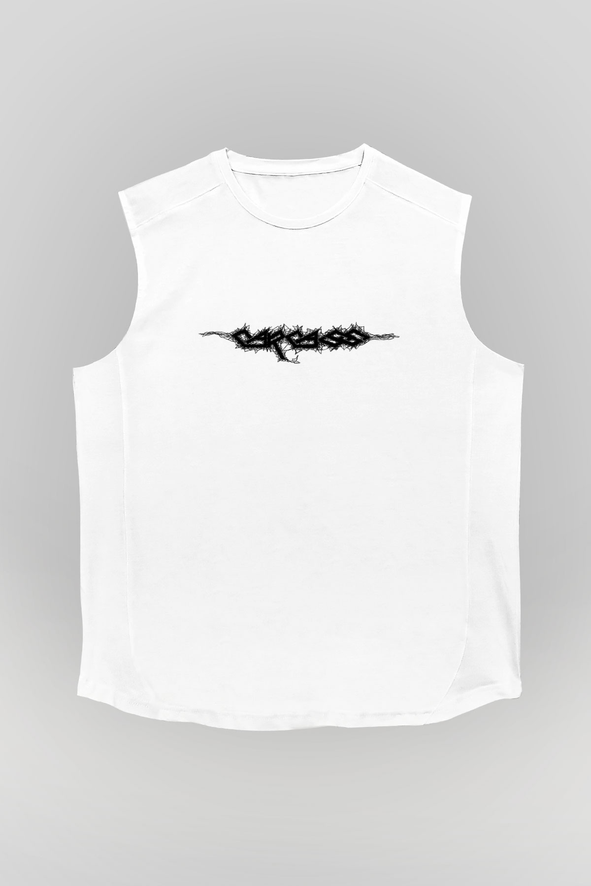 Carcass Beyaz Unisex Kolsuz Tişört