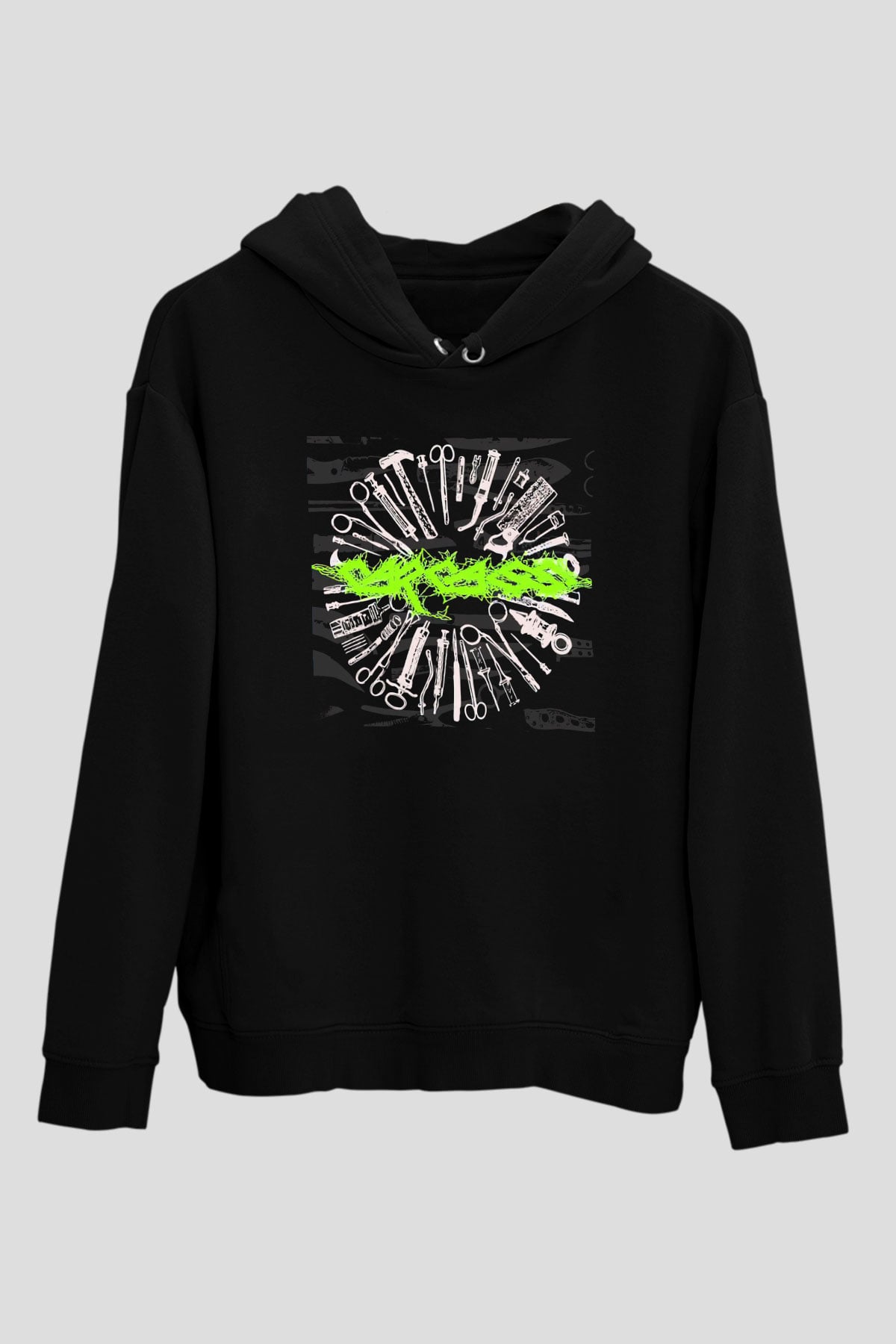 Carcass Siyah Unisex Hoodie