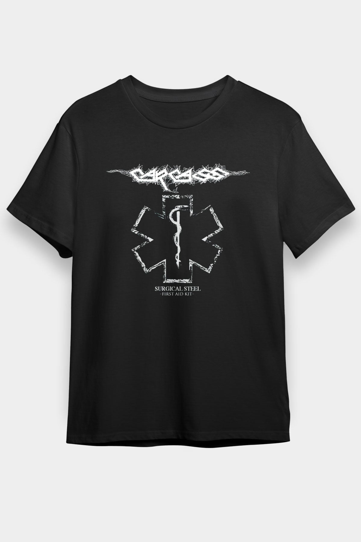 Carcass Siyah Unisex Tişört T-Shirt - TişörtFabrikası