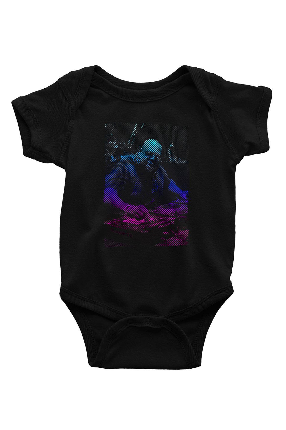Carl Cox Siyah Bebek Body - Zıbın