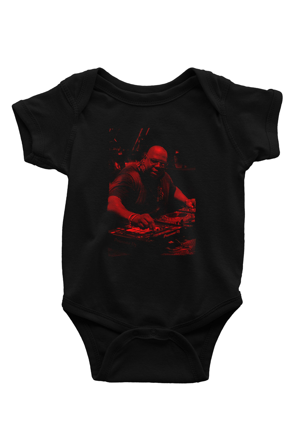 Carl Cox Siyah Bebek Body - Zıbın