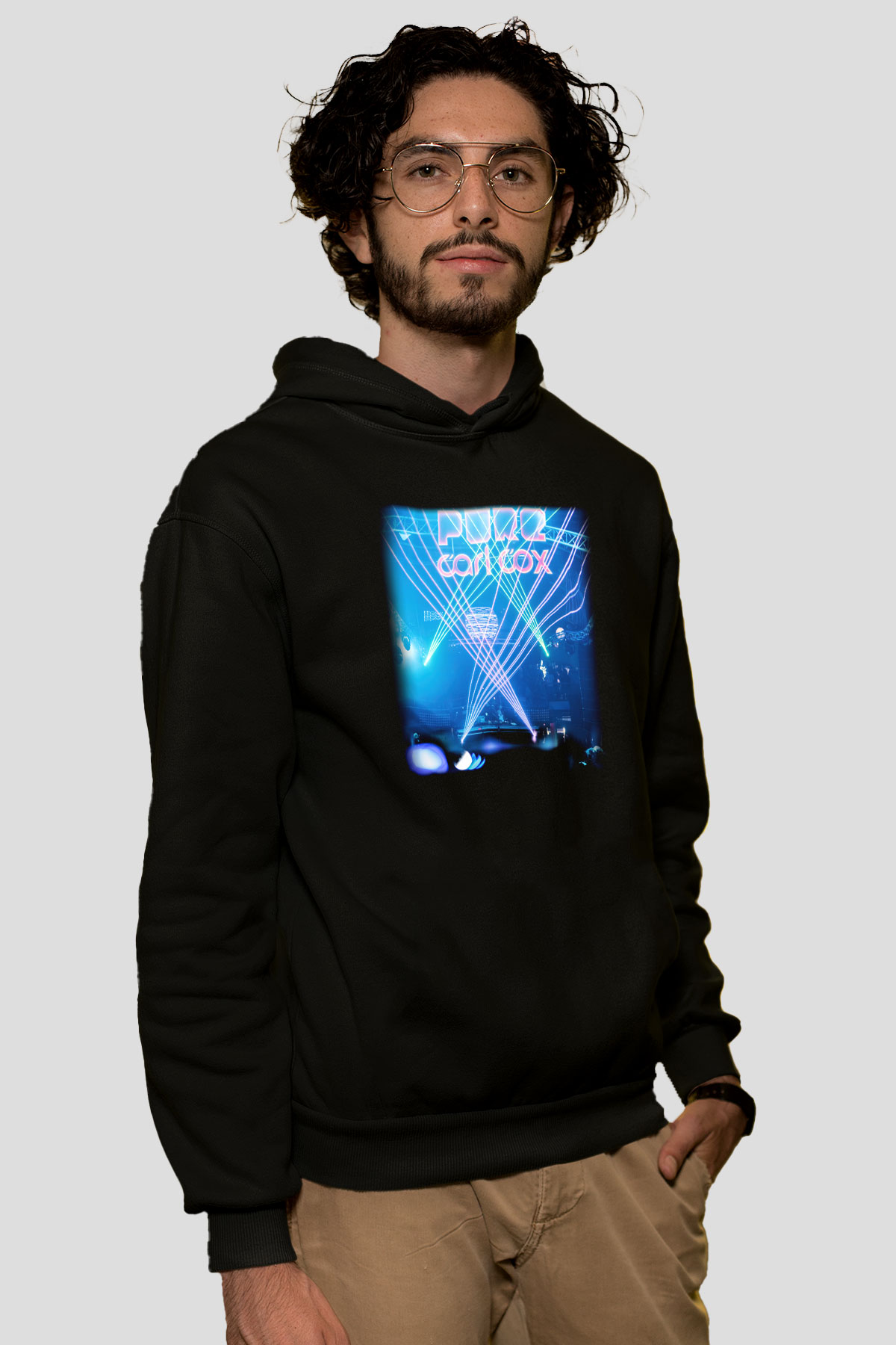 Carl Cox Siyah Unisex Hoodie