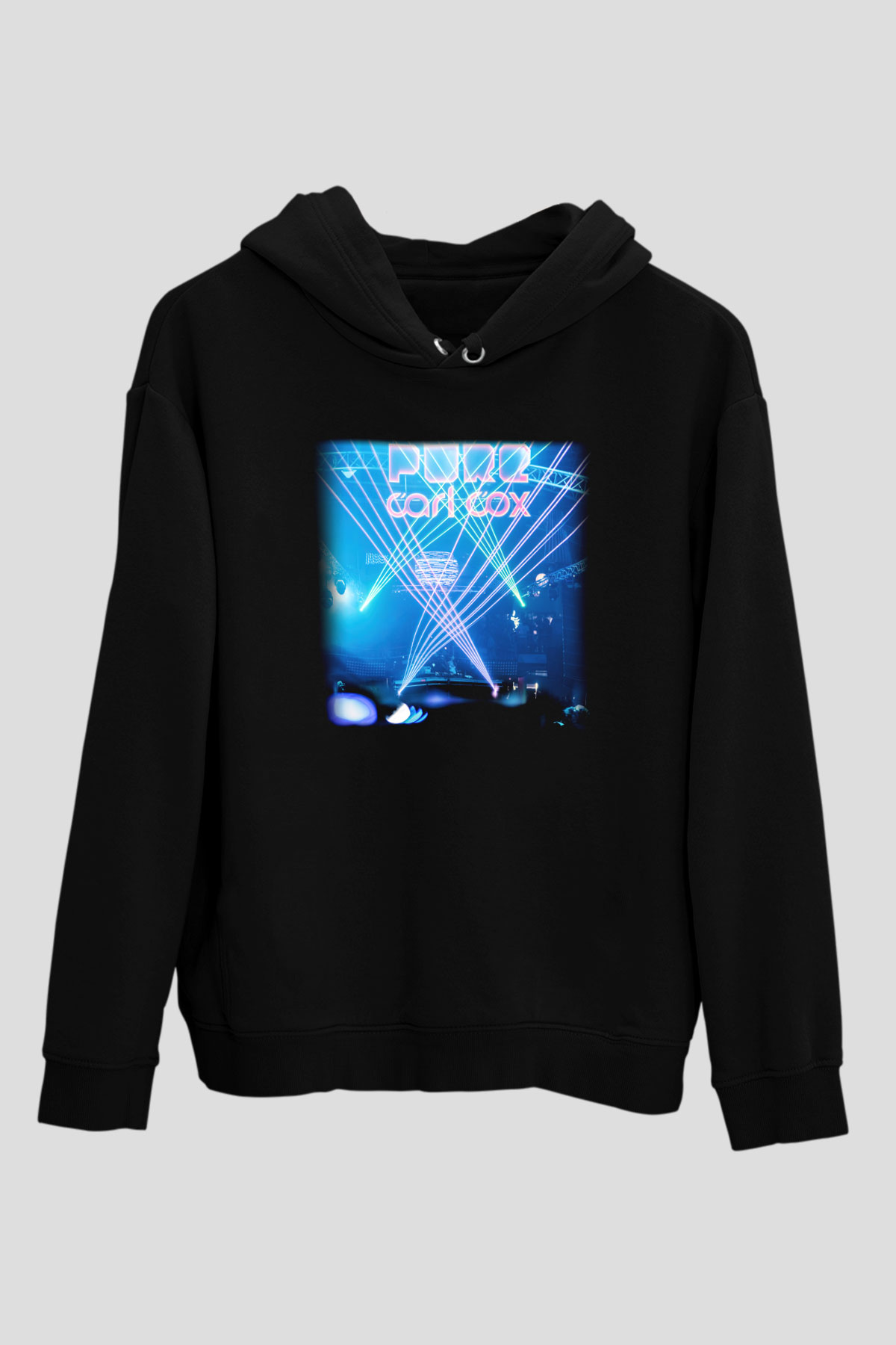 Carl Cox Siyah Unisex Hoodie