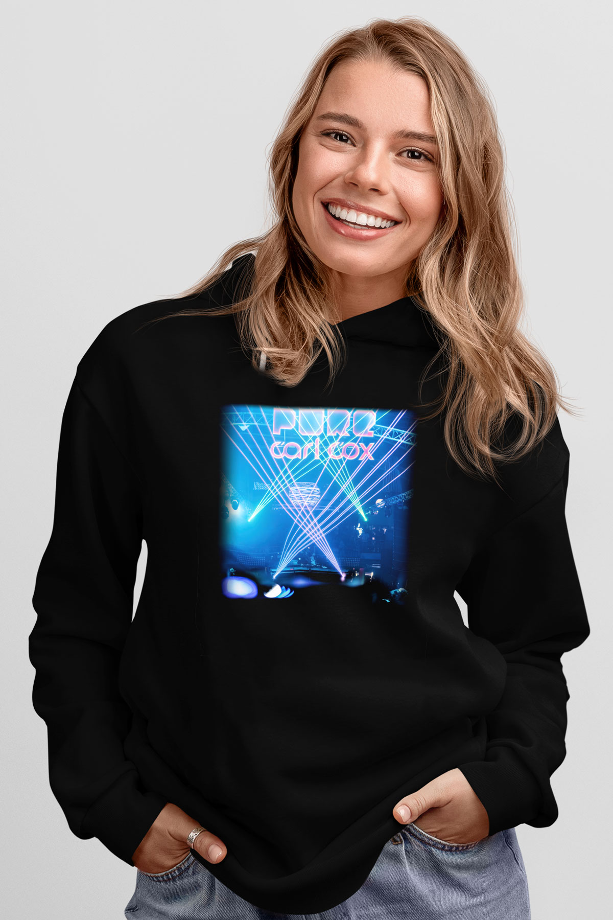 Carl Cox Siyah Unisex Hoodie