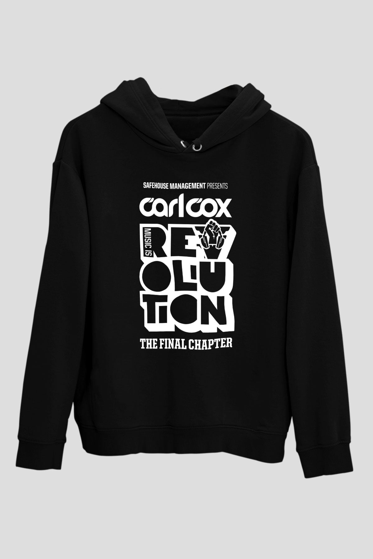 Carl Cox Siyah Unisex Hoodie