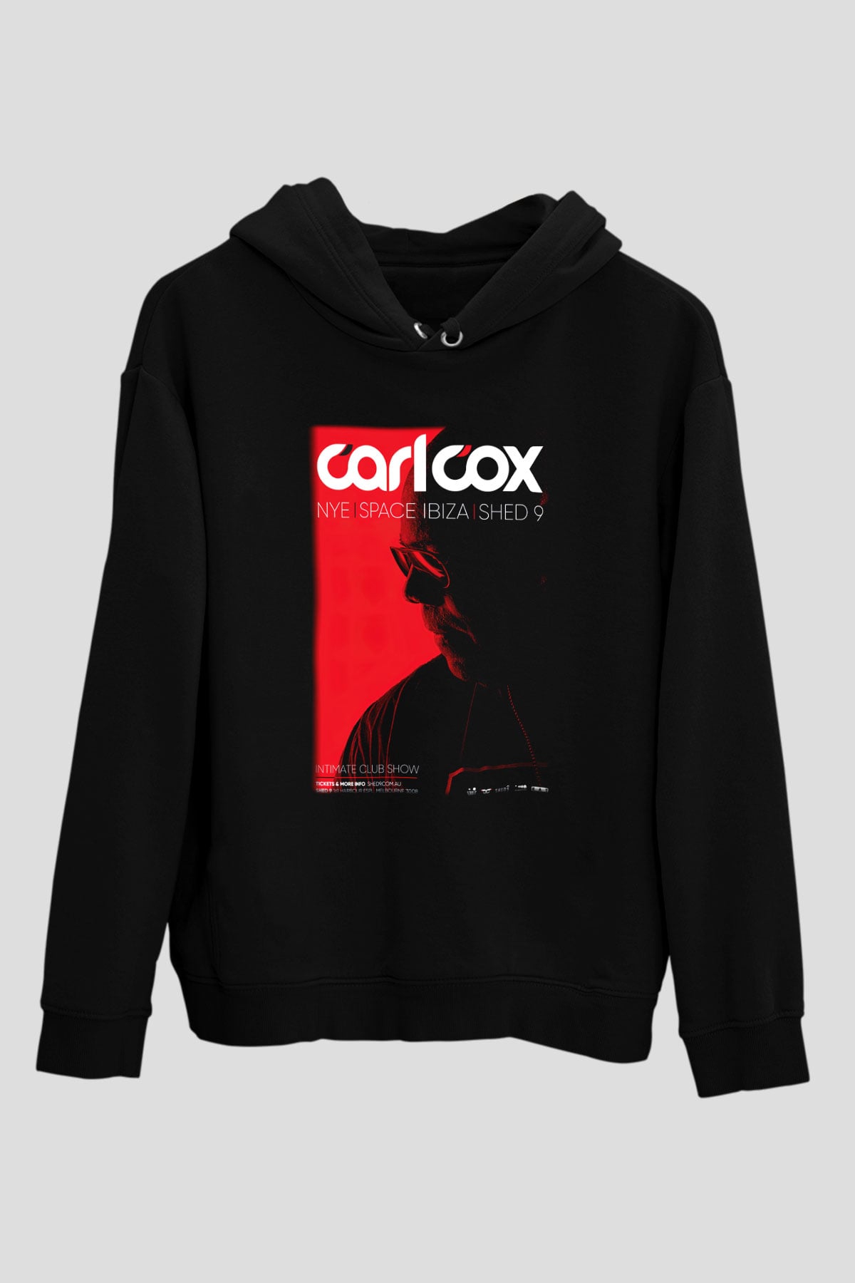 Carl Cox Siyah Unisex Hoodie