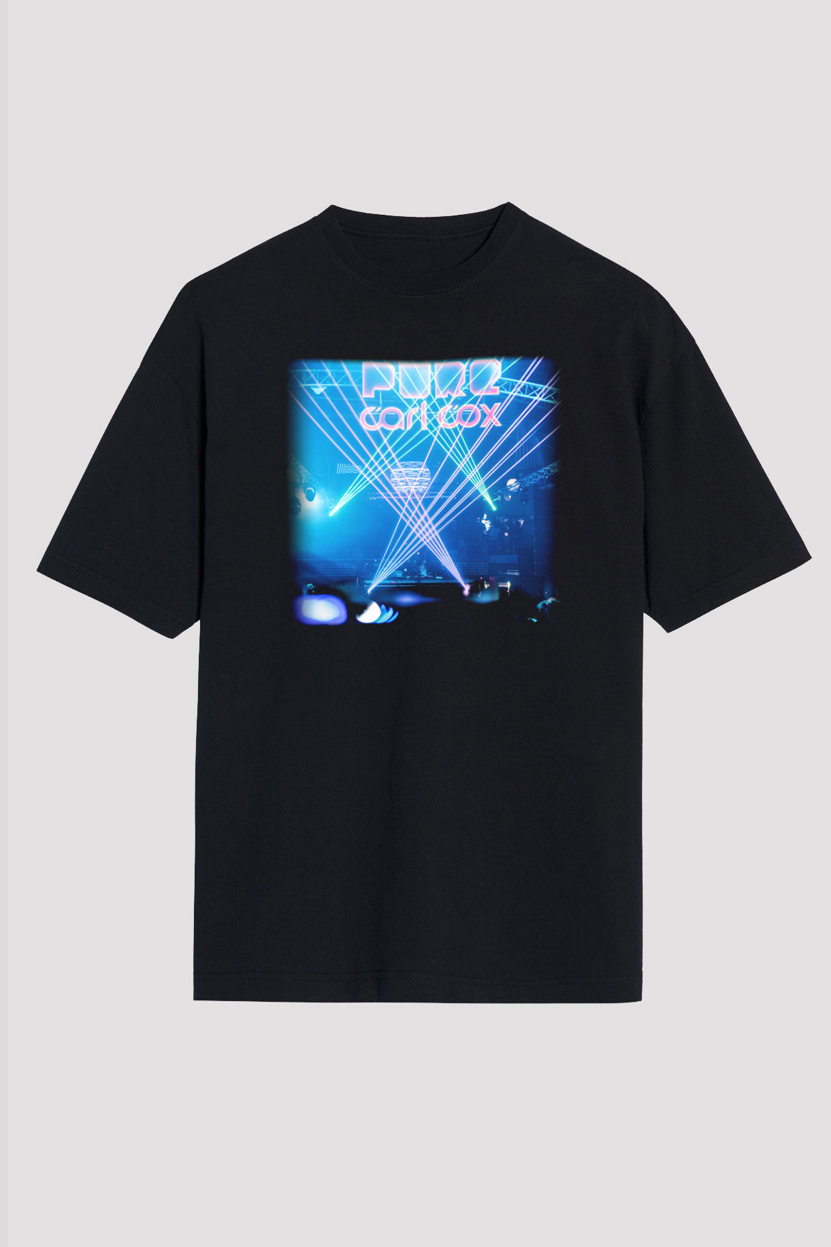 Carl Cox Siyah Unisex Oversize Tişört T-Shirt