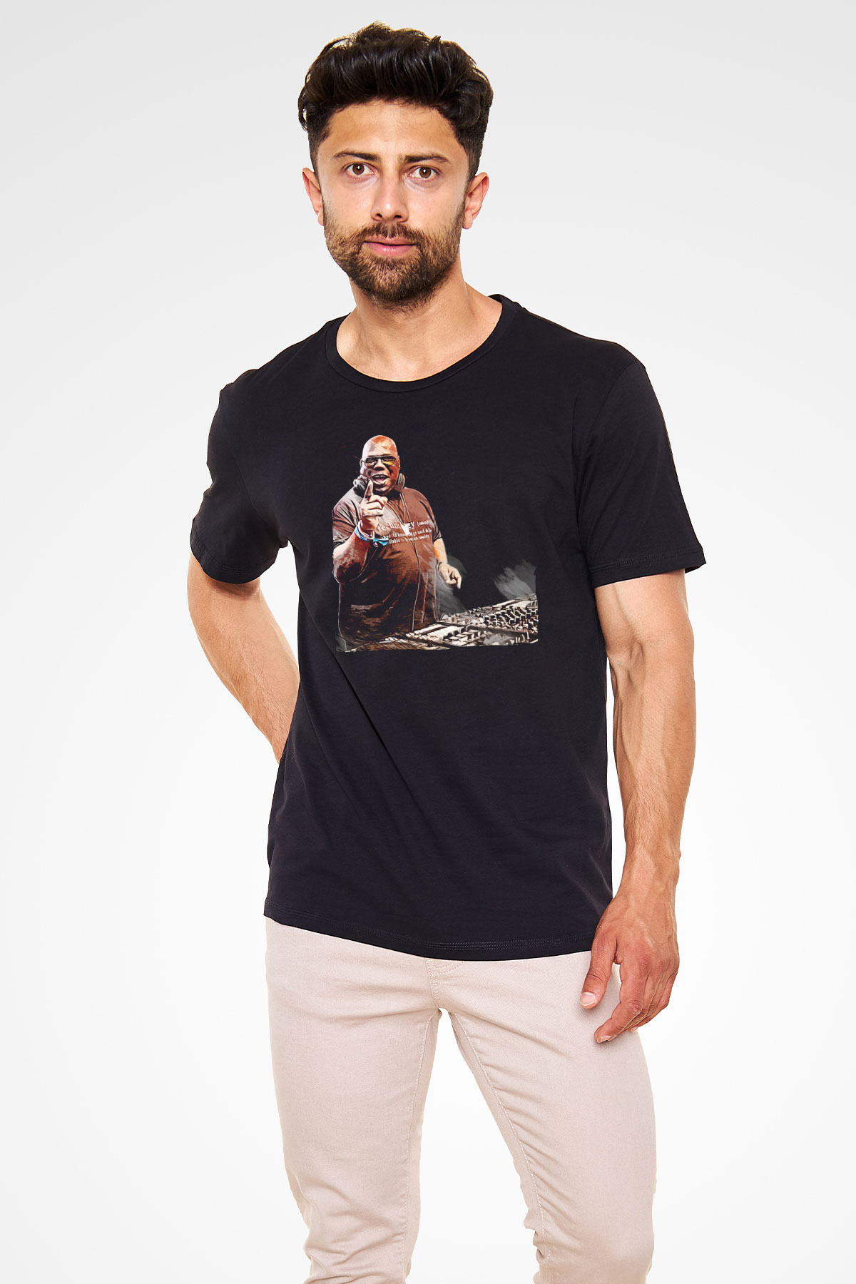 Carl Cox Siyah Unisex Tişört T-Shirt - TişörtFabrikası