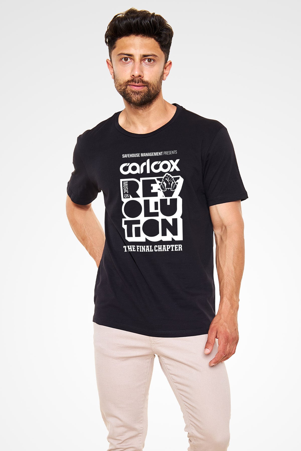 Carl Cox Siyah Unisex Tişört T-Shirt - TişörtFabrikası