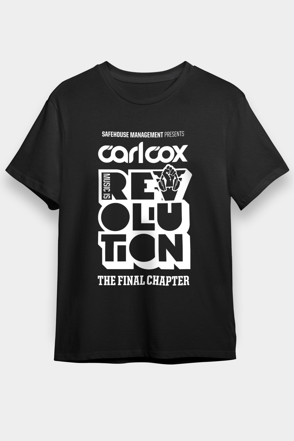 Carl Cox Siyah Unisex Tişört T-Shirt - TişörtFabrikası