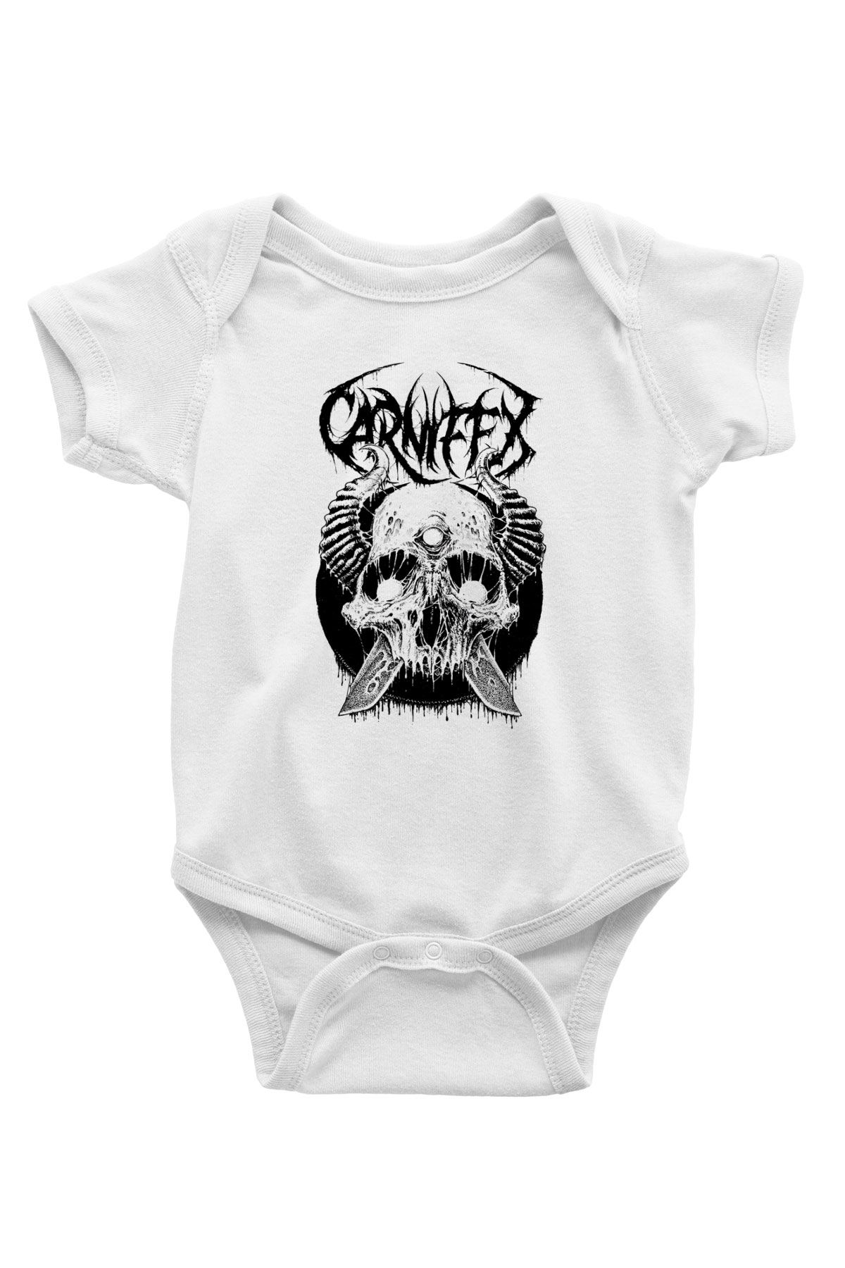 Carnifex Beyaz Bebek Body - Zıbın