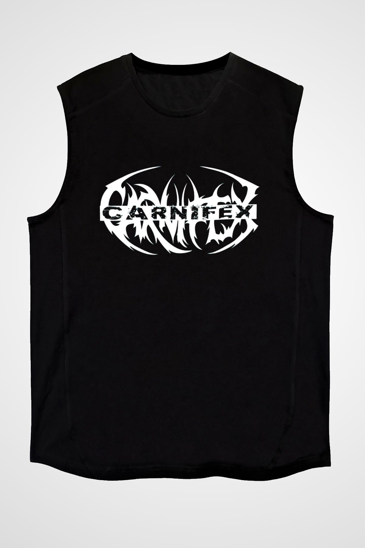 Carnifex Siyah Unisex Kolsuz Tişört