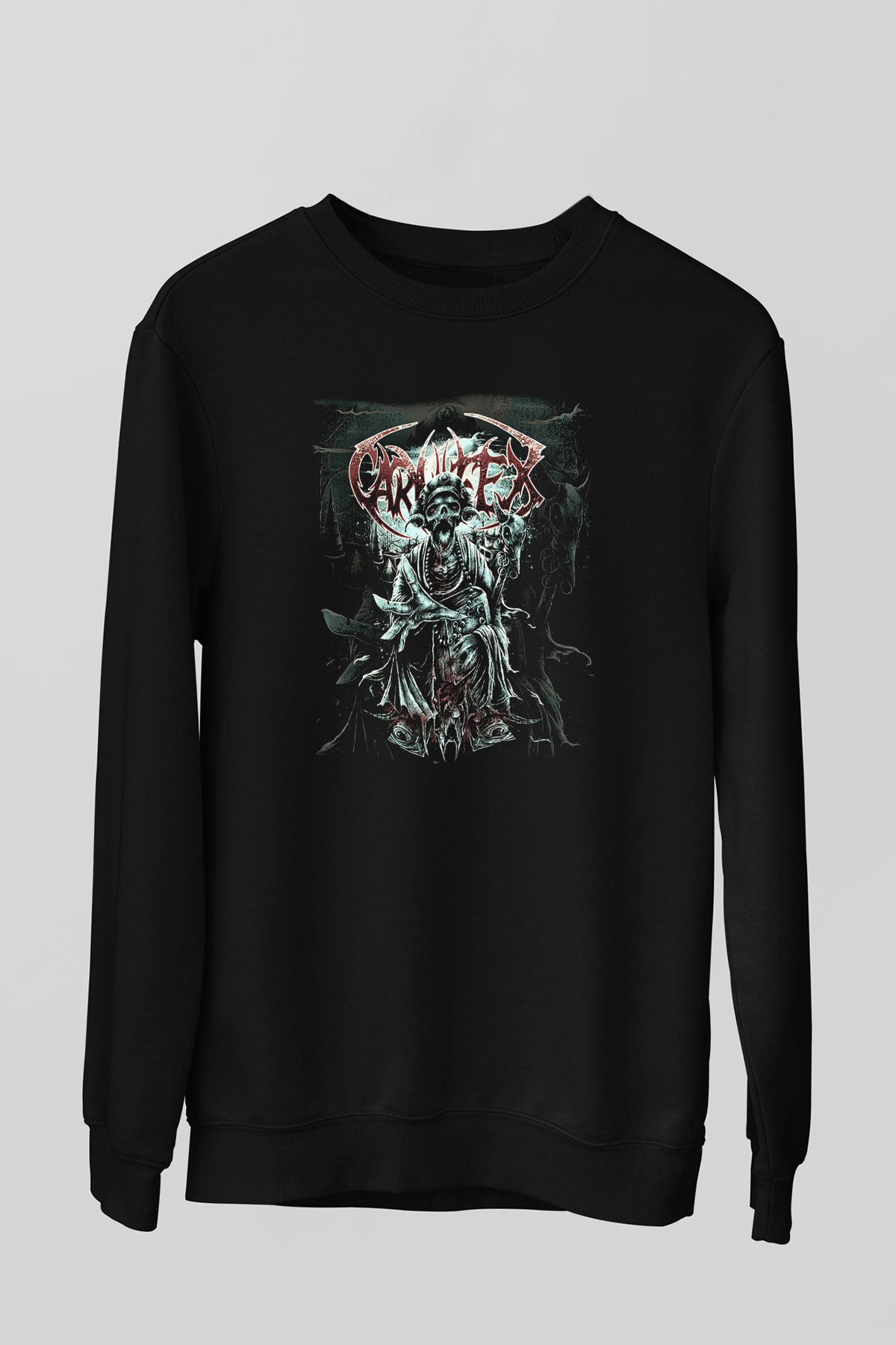 Carnifex Siyah Unisex Sweatshirt