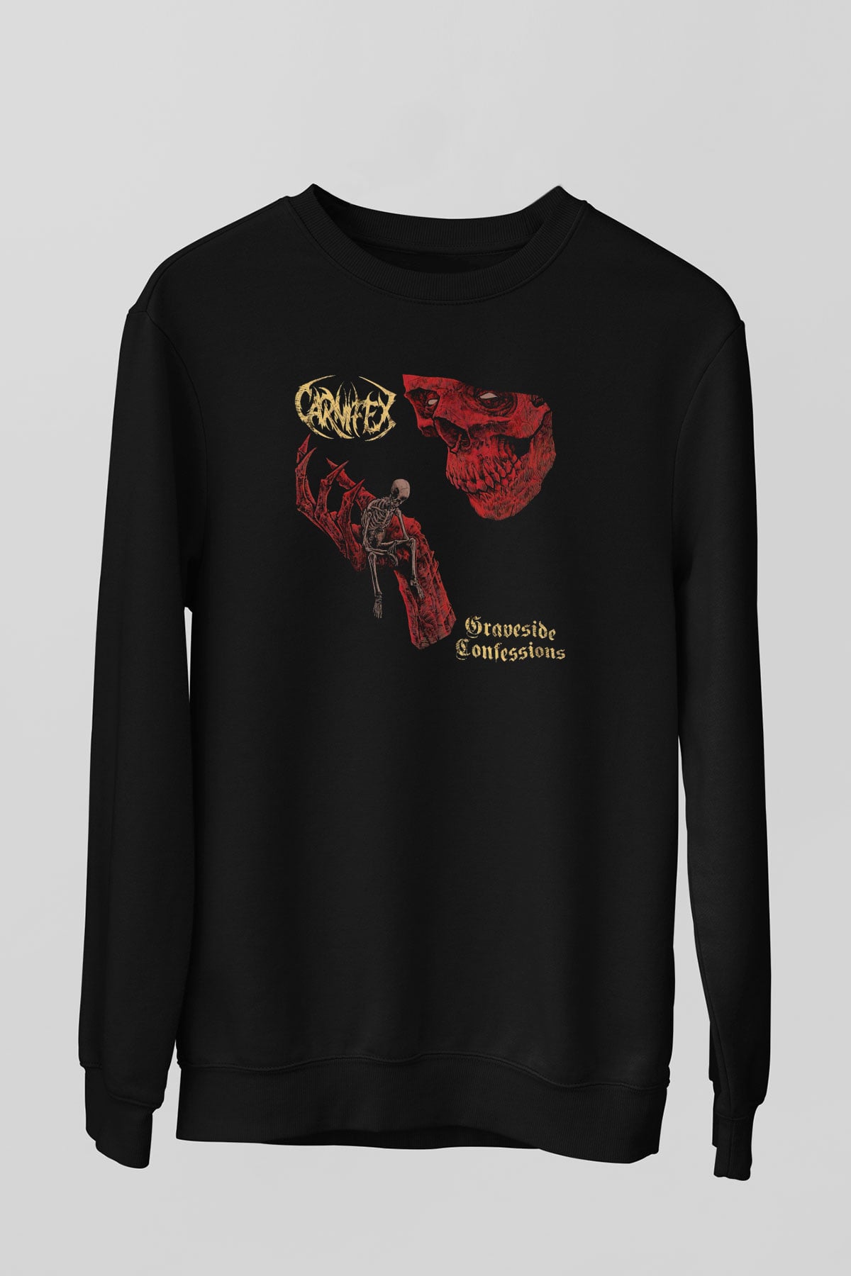 Carnifex Siyah Unisex Sweatshirt