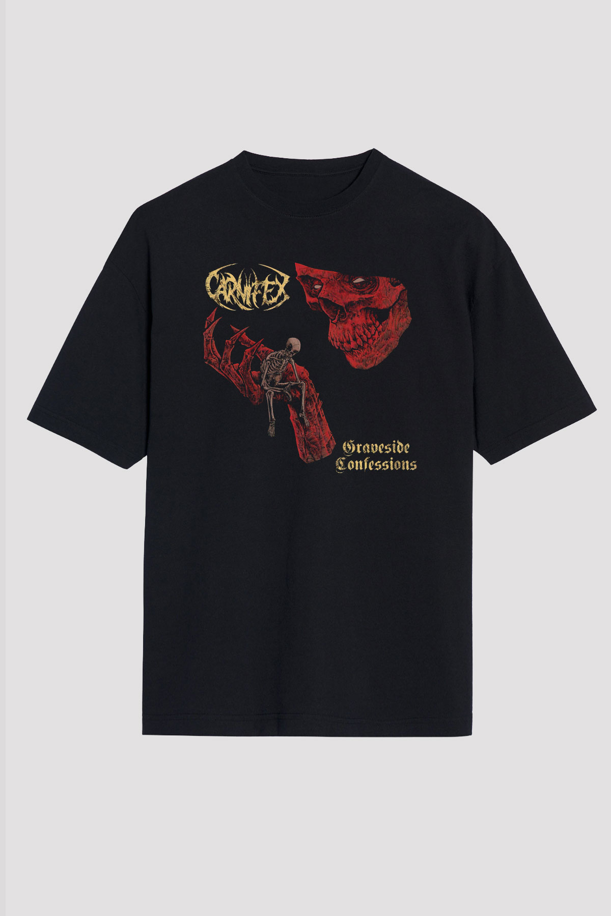 Carnifex Siyah Oversize Tişört Oversize T-shirt - TişörtFabrikası