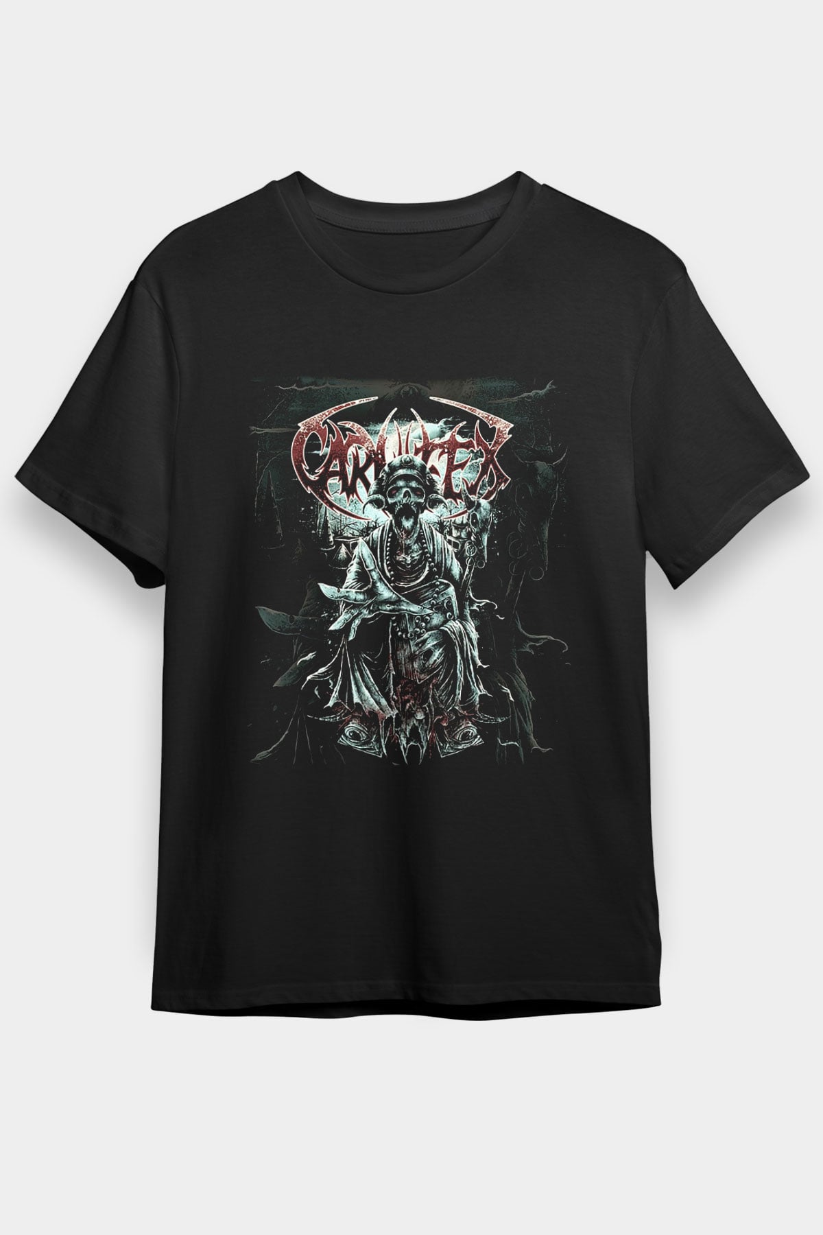 Carnifex Siyah Unisex Tişört T-Shirt - TişörtFabrikası