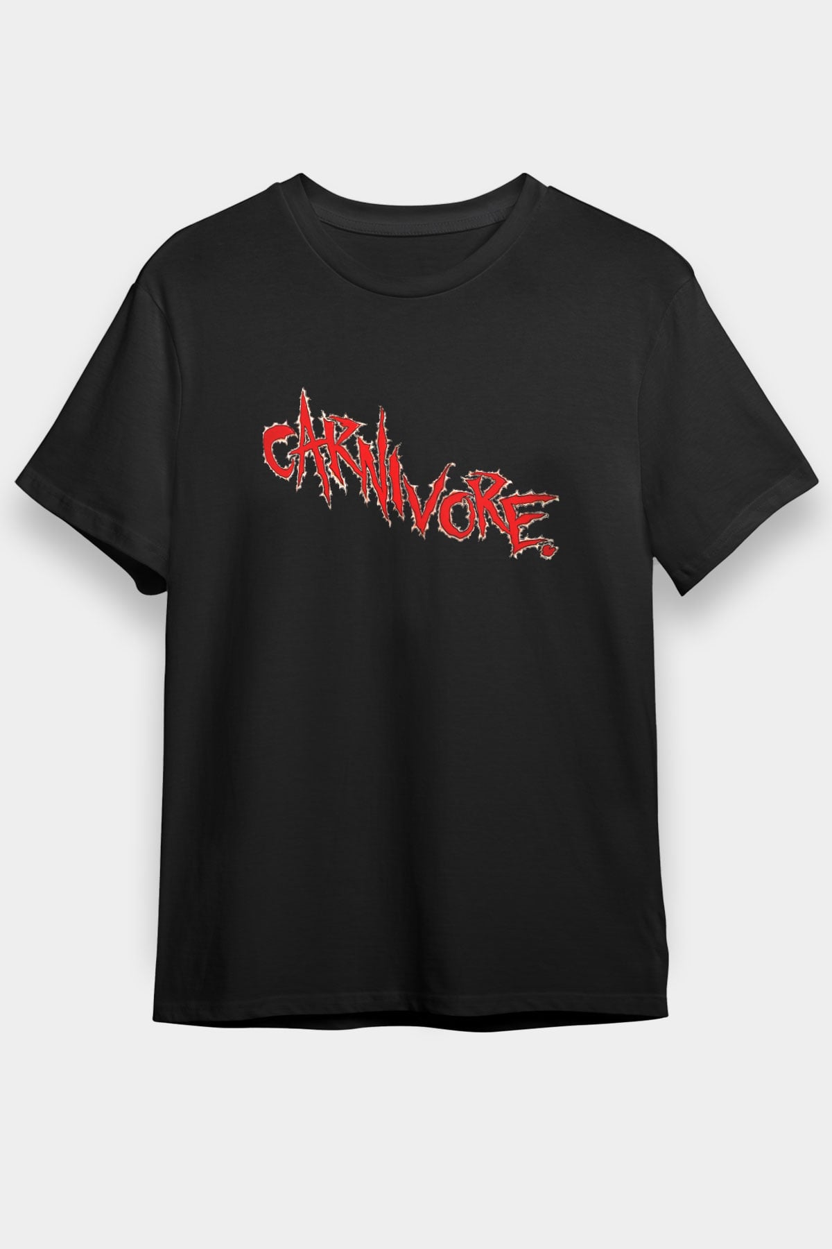 Carnivore Siyah Unisex Tişört T-Shirt - TişörtFabrikası