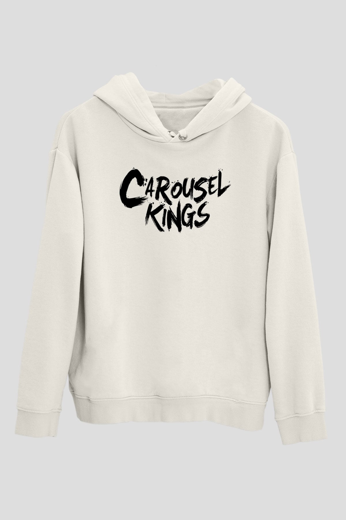 Carousel Kings Beyaz Unisex Kapüşonlu Sweatshirt