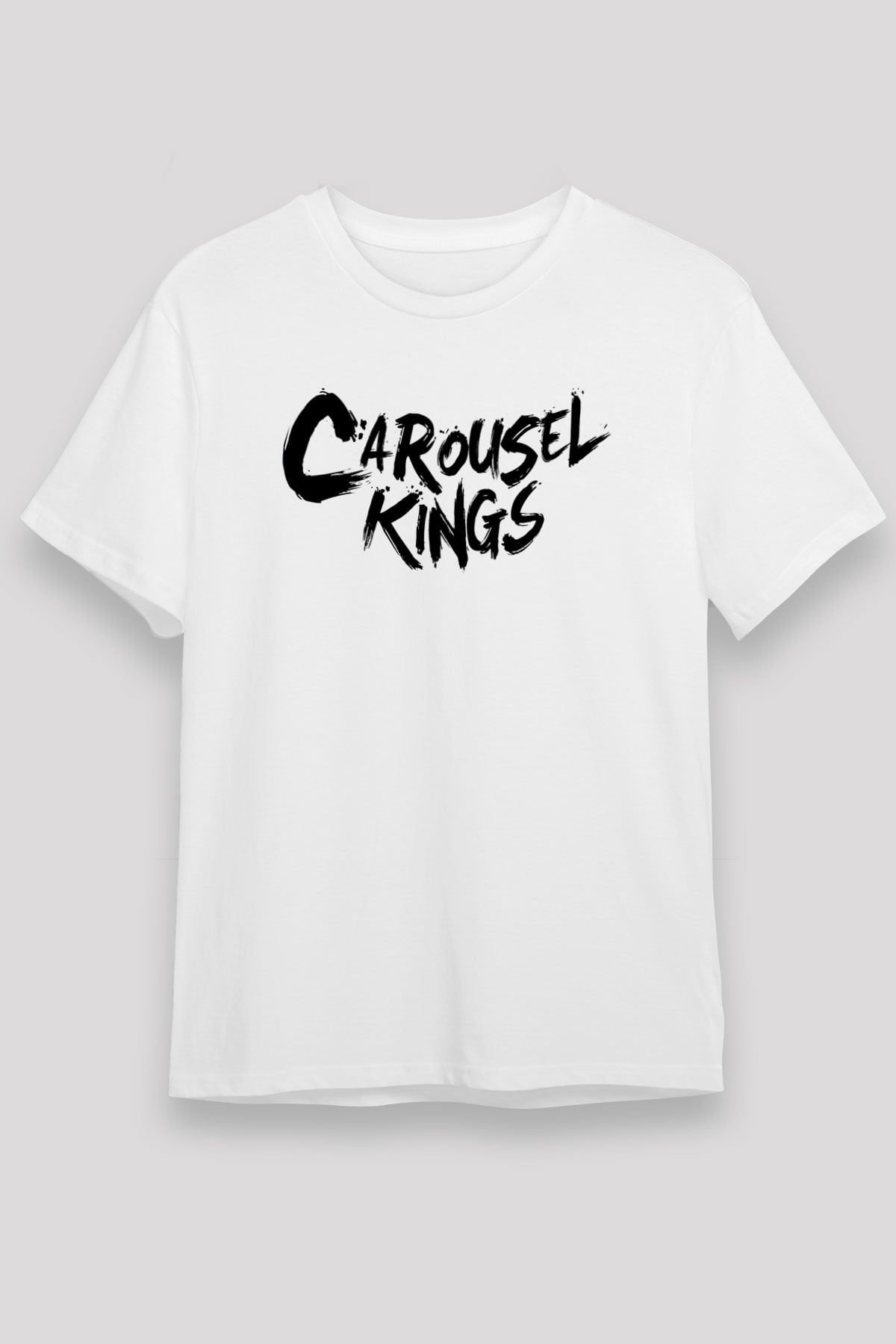 Carousel Kings Beyaz Unisex Tişört T-Shirt - TişörtFabrikası