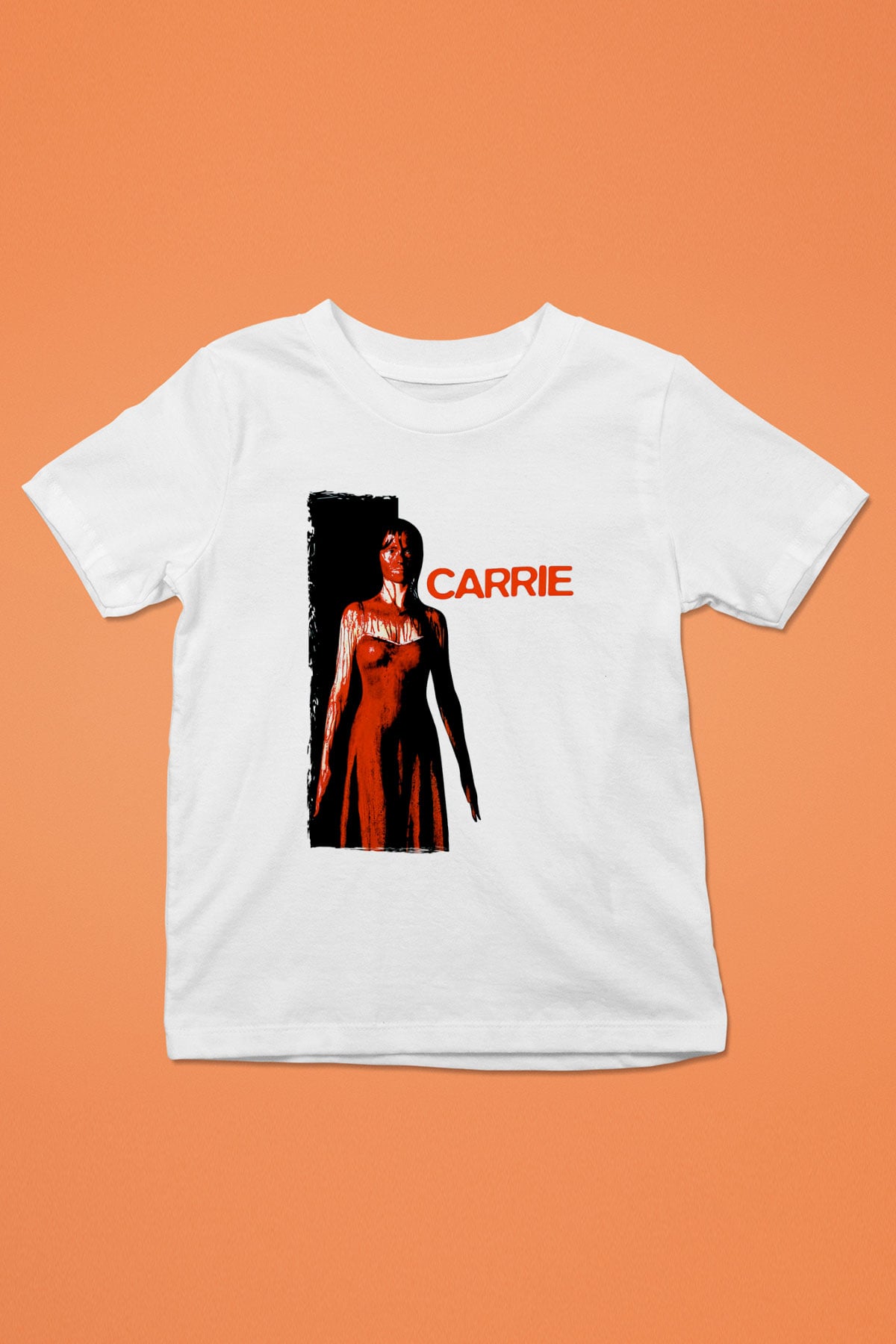 Carrie Beyaz Unisex  Çocuk Tişört