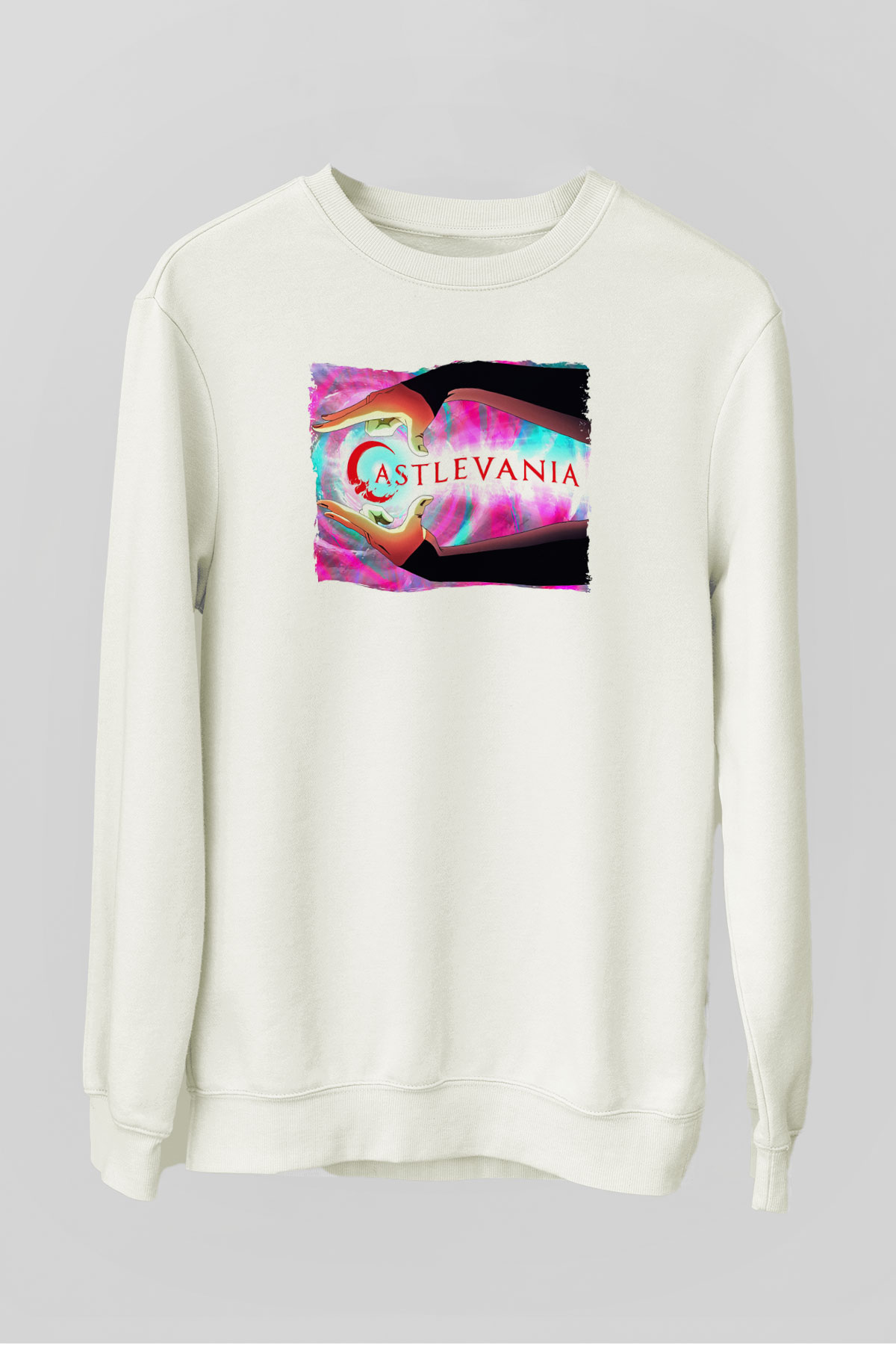 Castlevania: Lords of Shadow Beyaz Unisex Sweatshirt