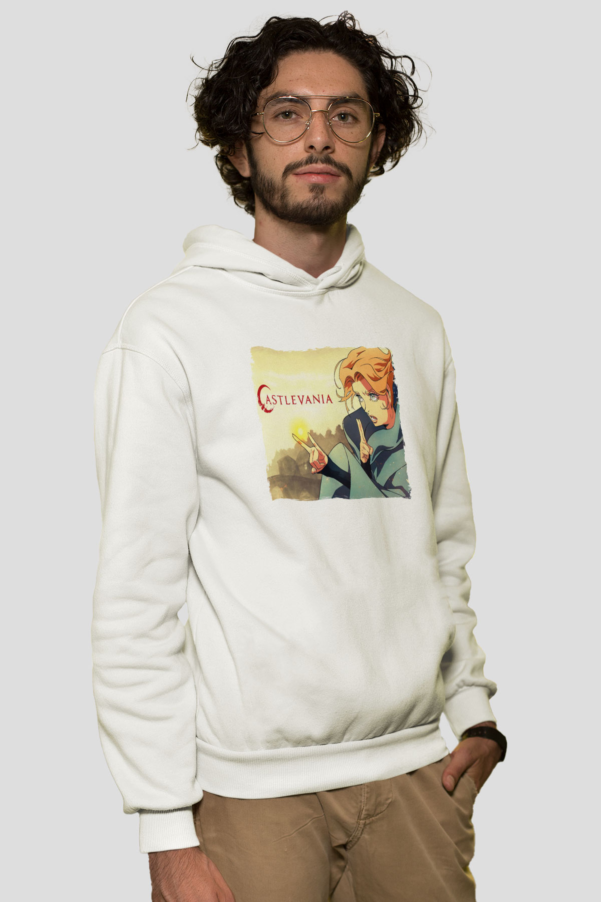Castlevania: Lords of Shadow Beyaz Unisex Hoodie