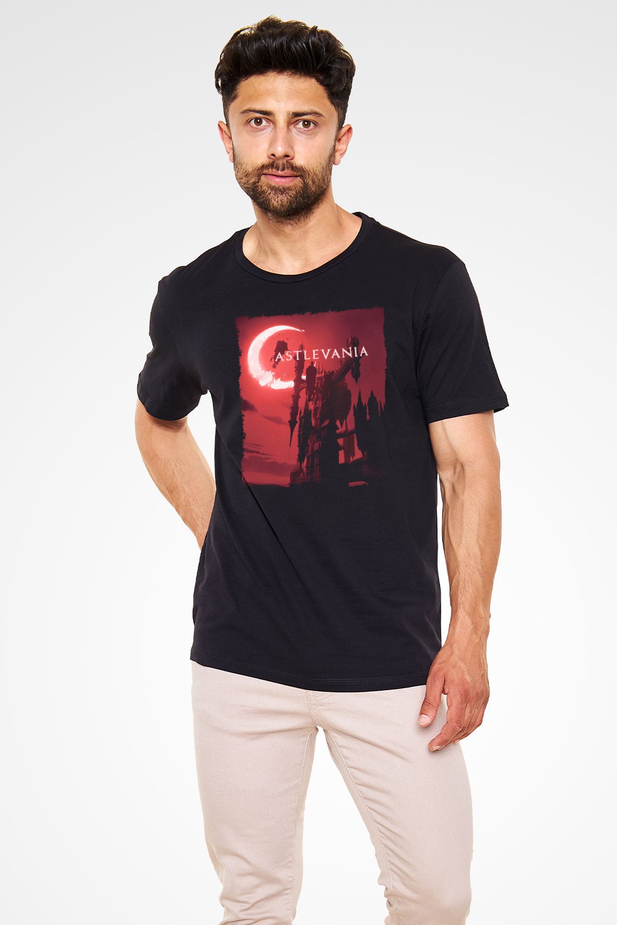 Castlevania: Lords of Shadow Siyah Unisex Tişört T-Shirt