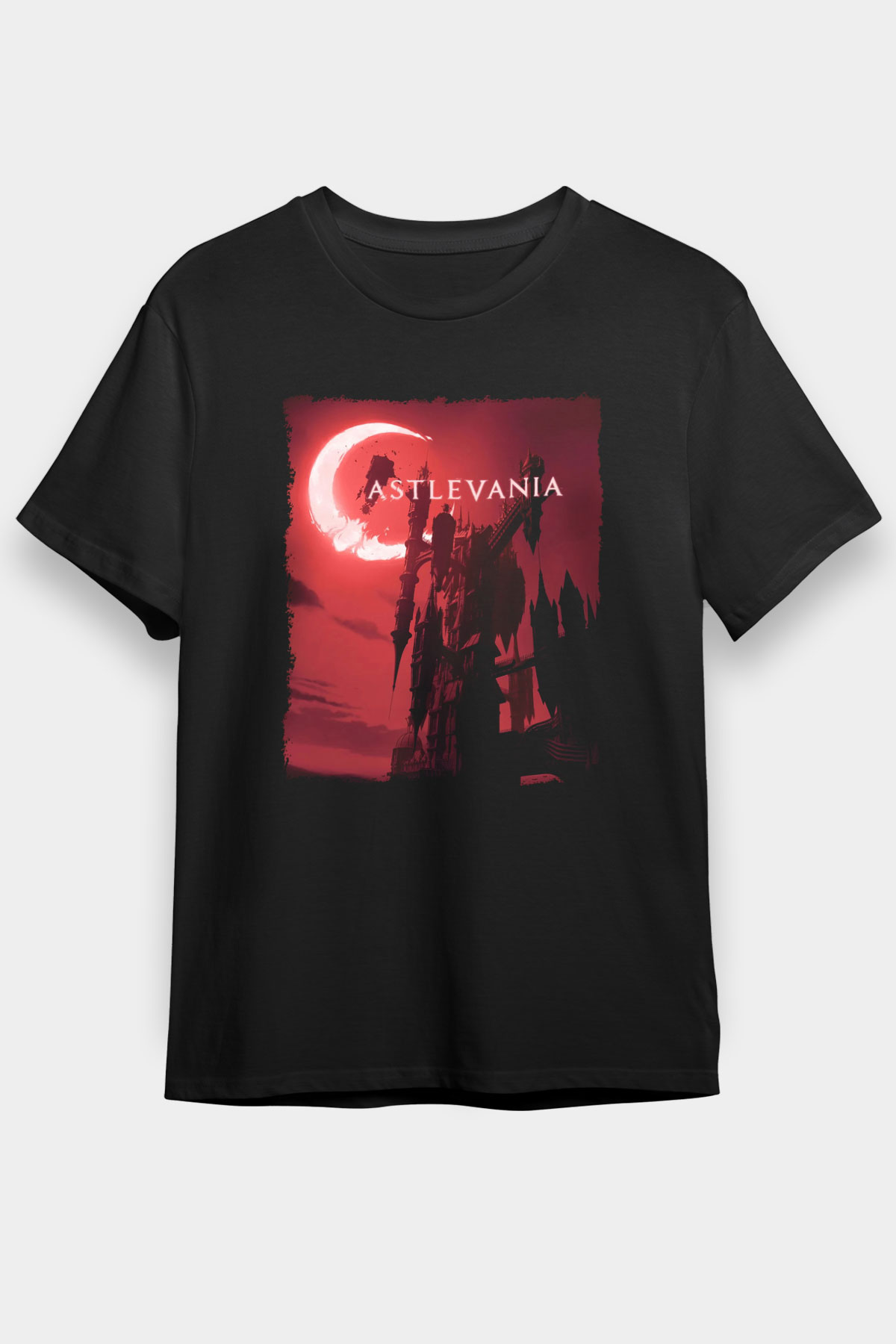 Castlevania: Lords of Shadow Siyah Unisex Tişört T-Shirt
