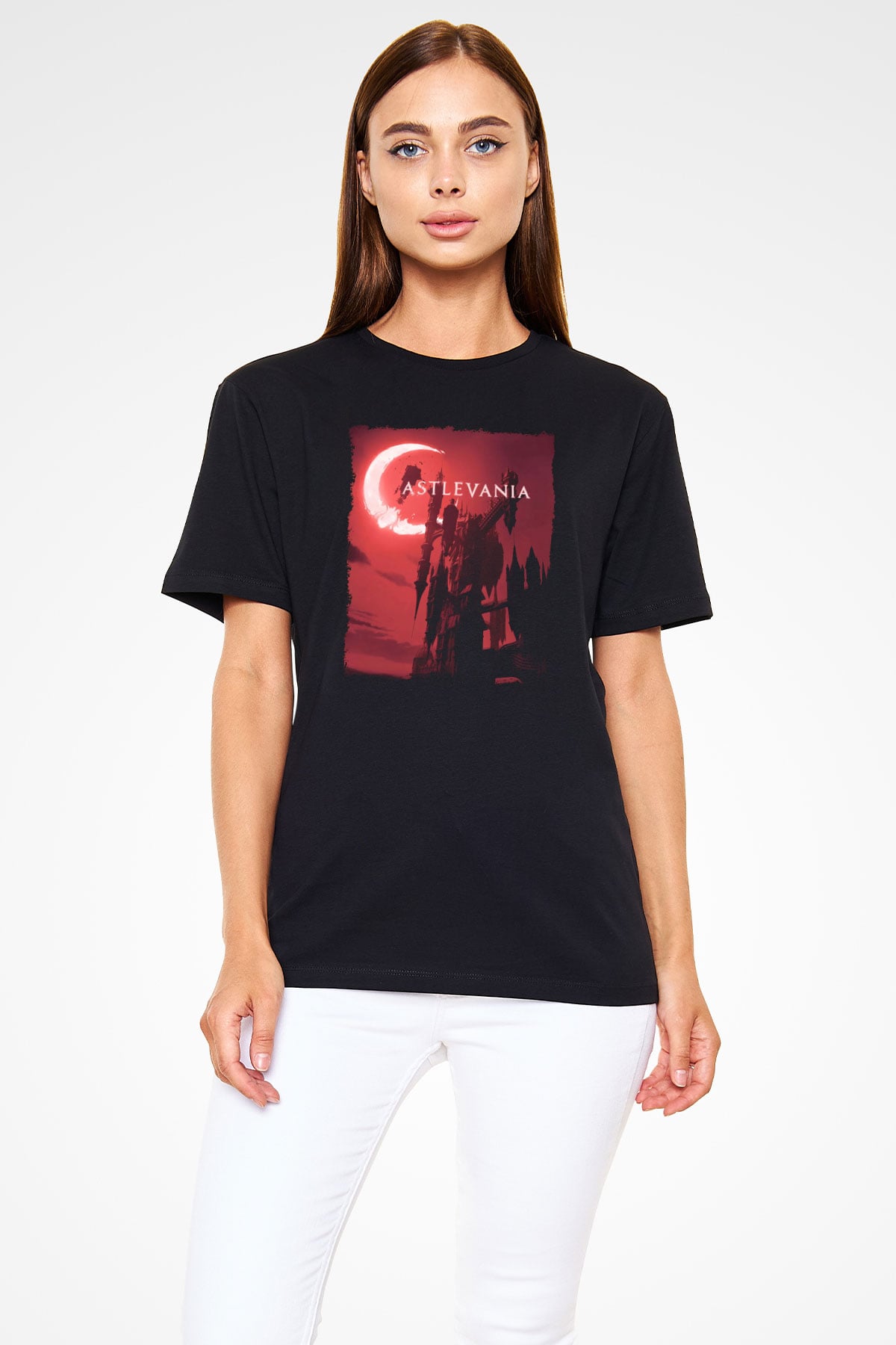 Castlevania: Lords of Shadow Siyah Unisex Tişört T-Shirt
