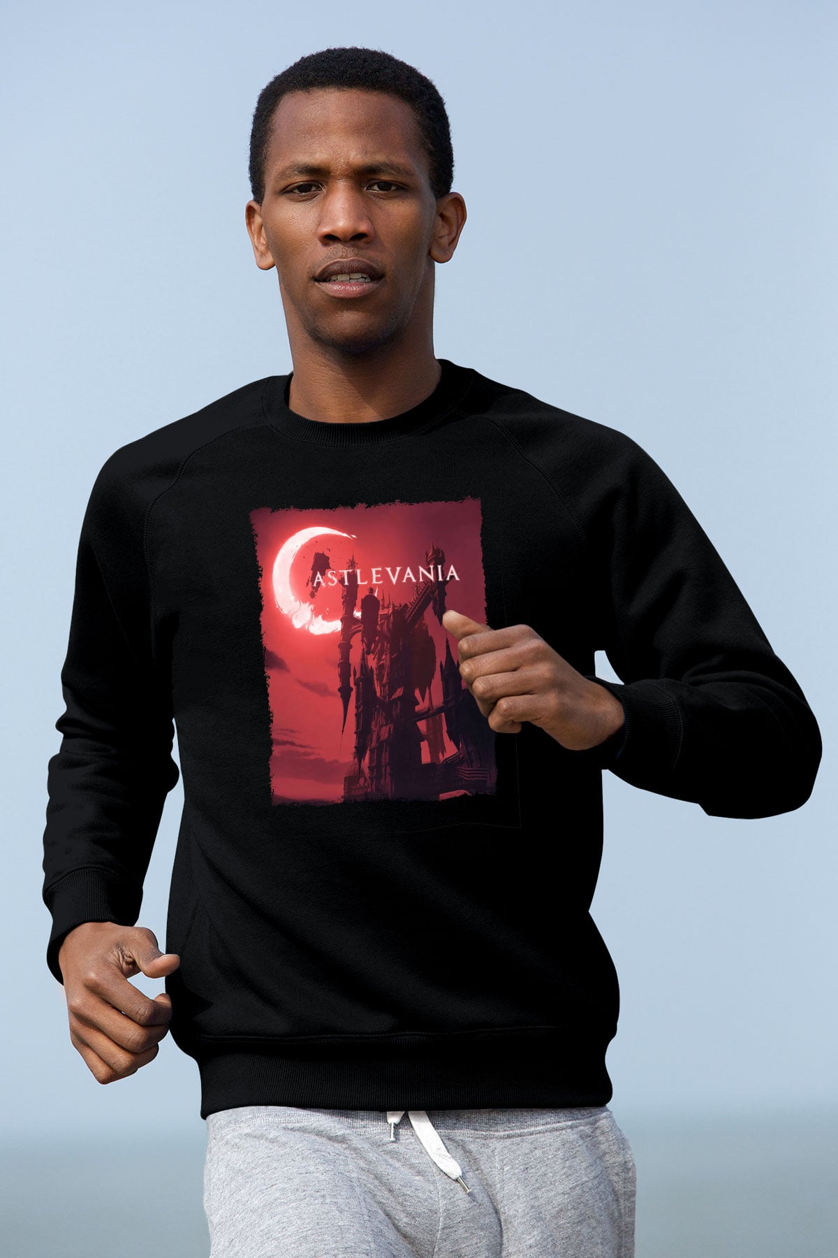 Castlevania: Lords of Shadow Siyah Unisex Sweatshirt
