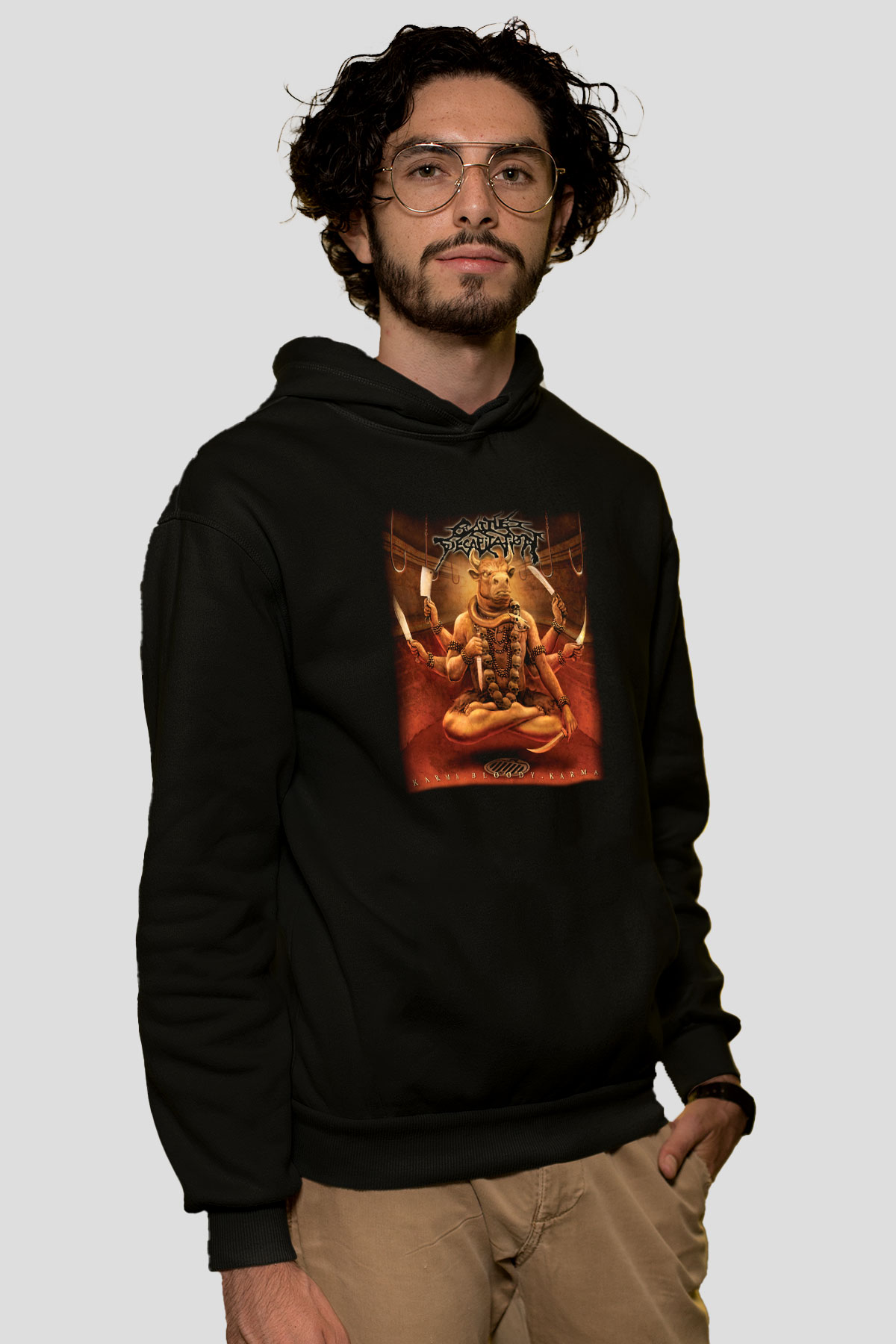 Cattle Decapitation Siyah Unisex Hoodie