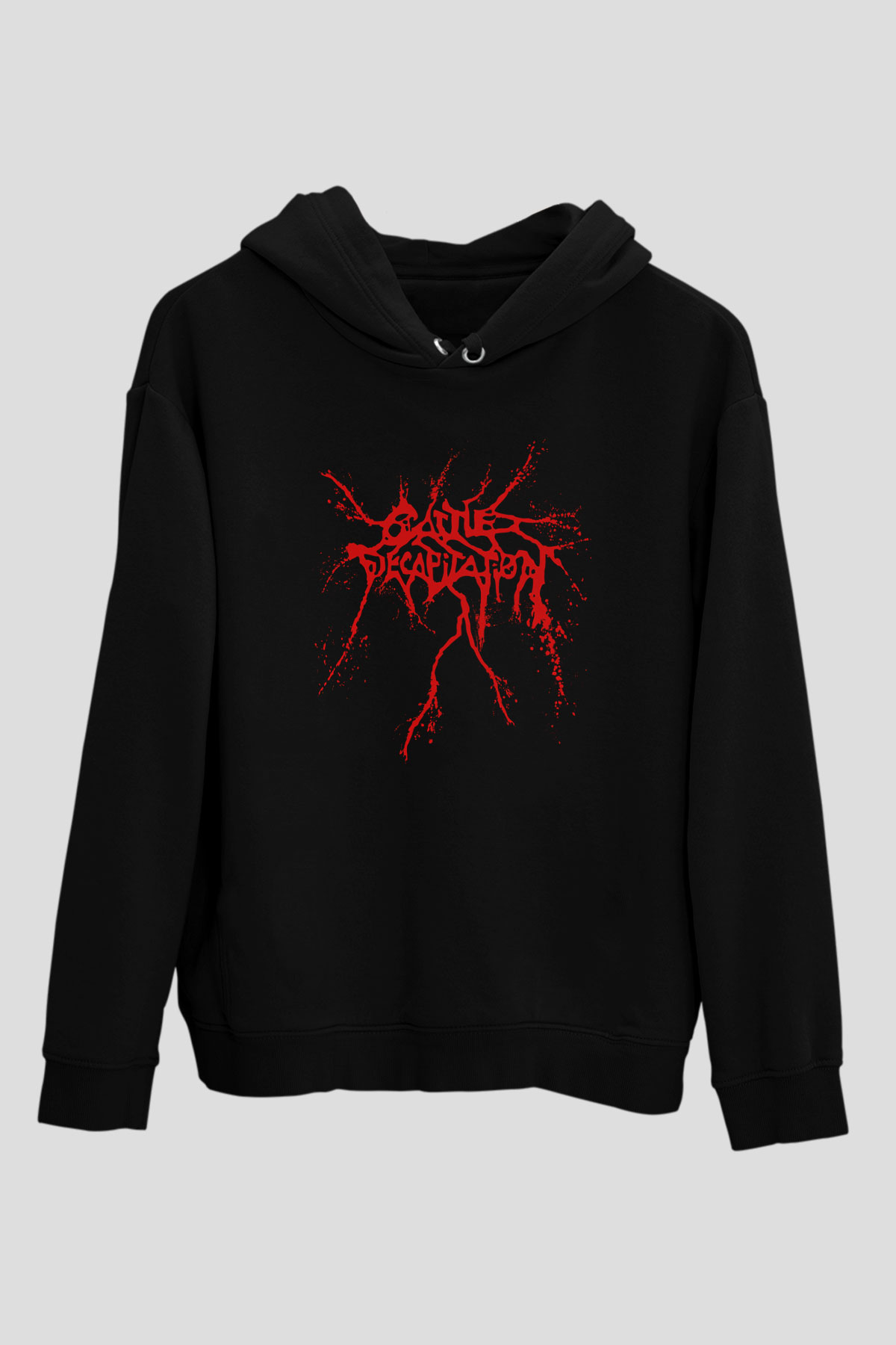 Cattle Decapitation Siyah Unisex Hoodie
