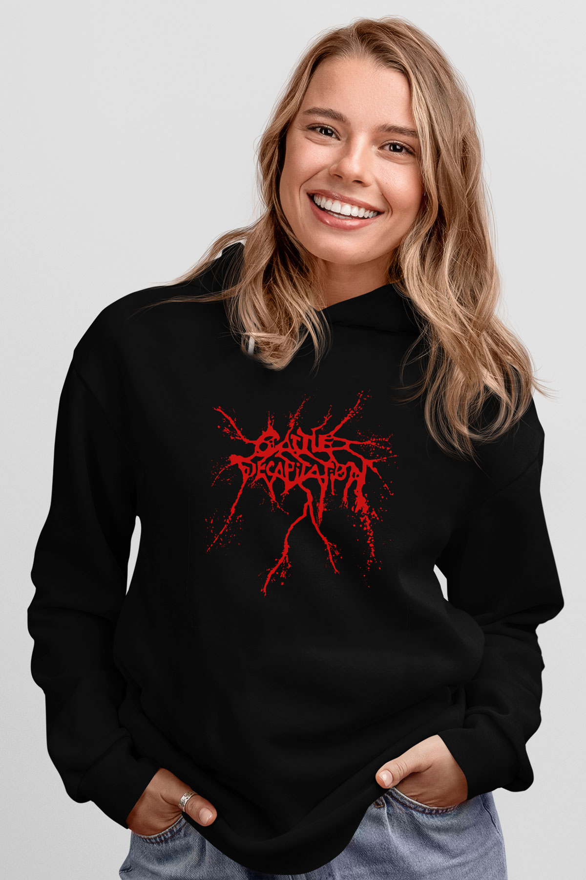 Cattle Decapitation Siyah Unisex Hoodie