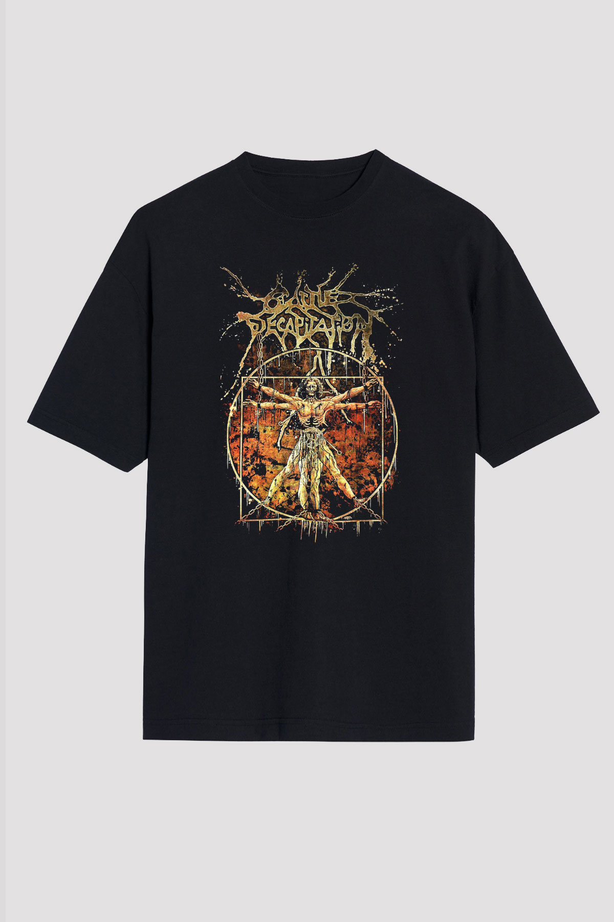 Cattle Decapitation Siyah Unisex Oversize Tişört T-Shirt