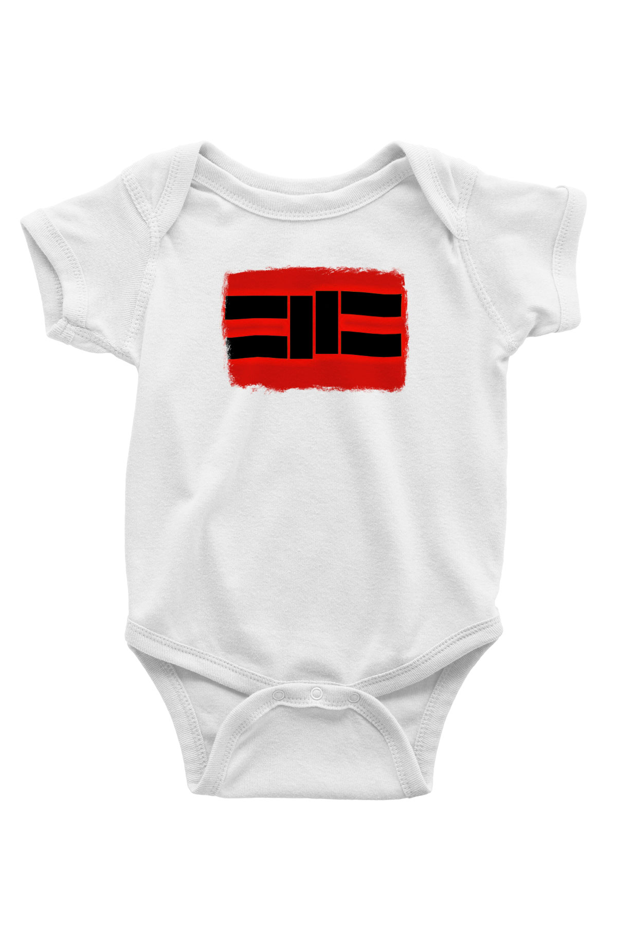 Cavalera Conspiracy Baskılı Unisex Beyaz Bebek Body - Zıbın