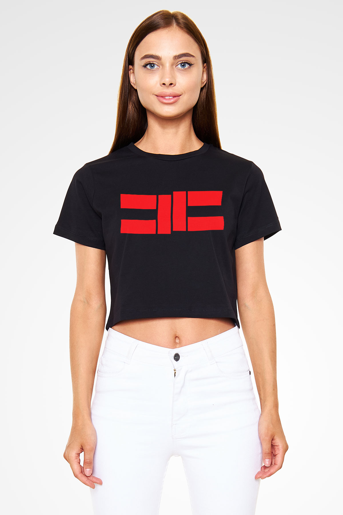 Cavalera Conspiracy Siyah Crop Top Tişört