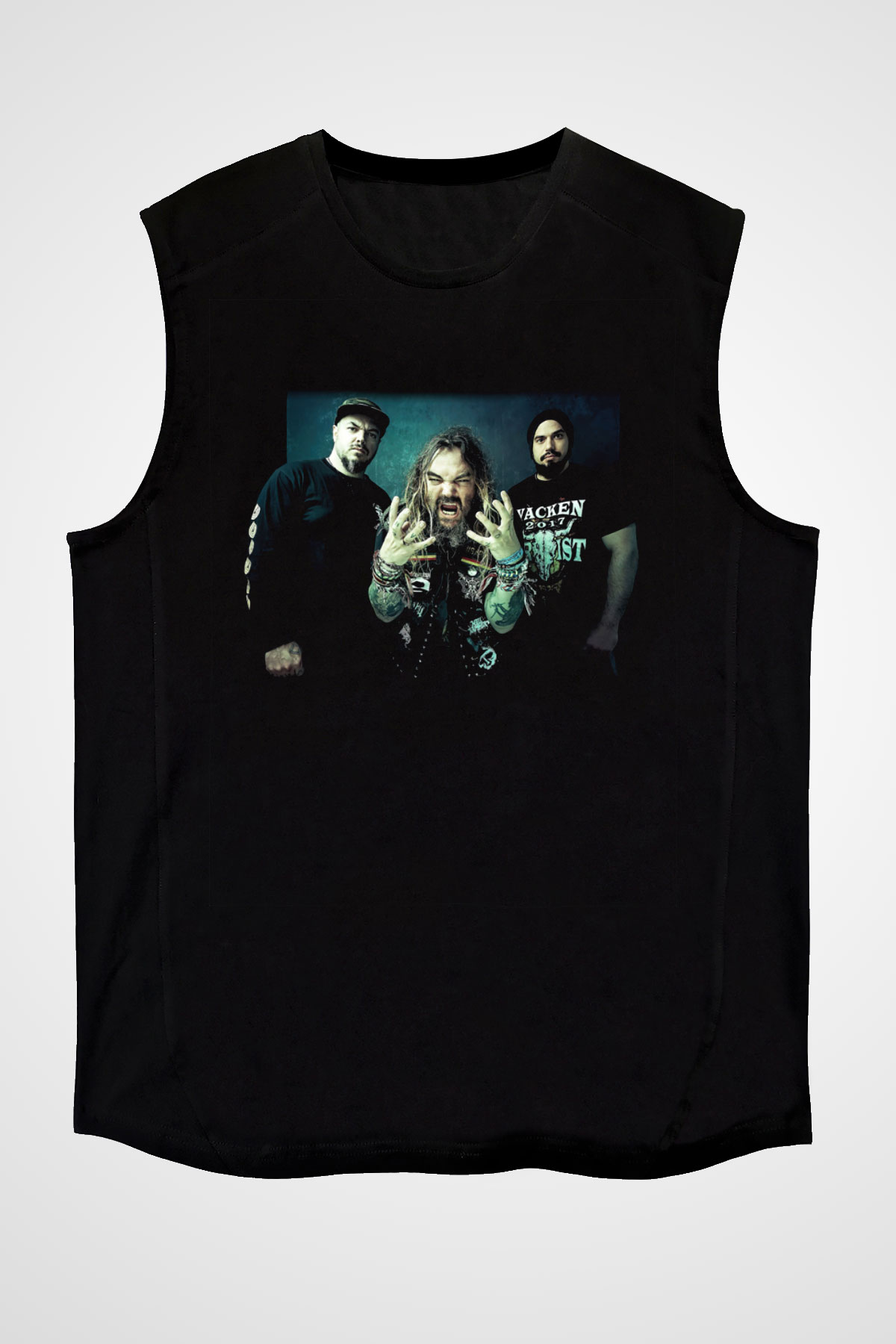 Cavalera Conspiracy Siyah Unisex Kolsuz Tişört