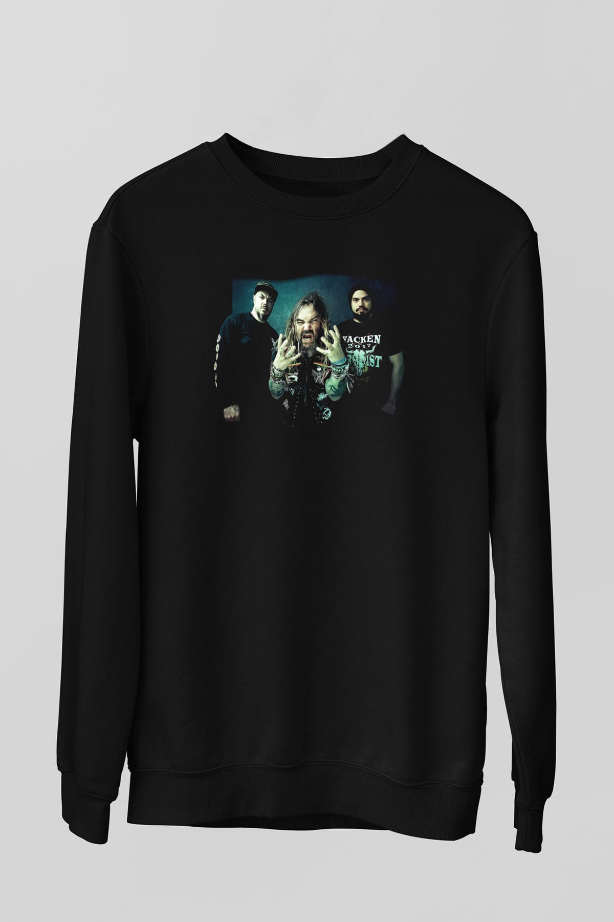 Cavalera Conspiracy Siyah Unisex Sweatshirt