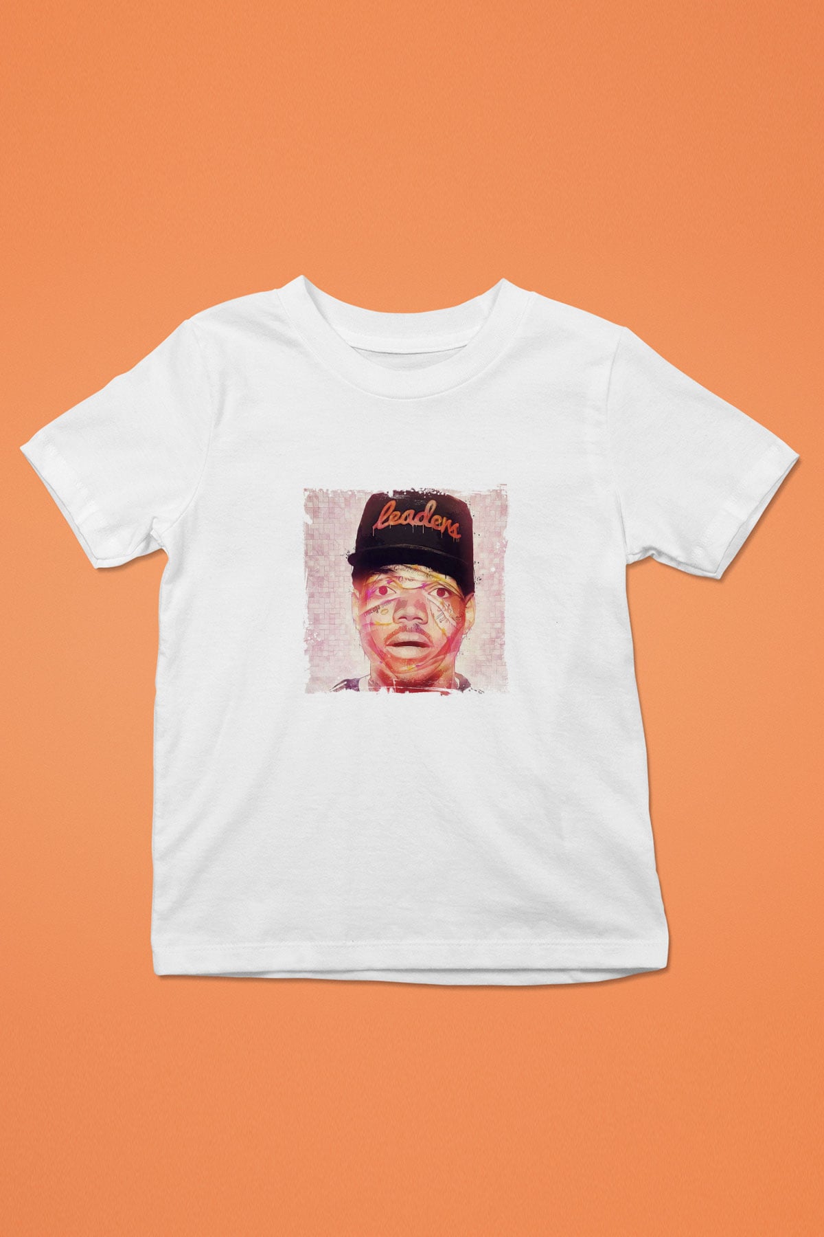 Chance The Rapper Baskılı Unisex Beyaz Çocuk Tişört