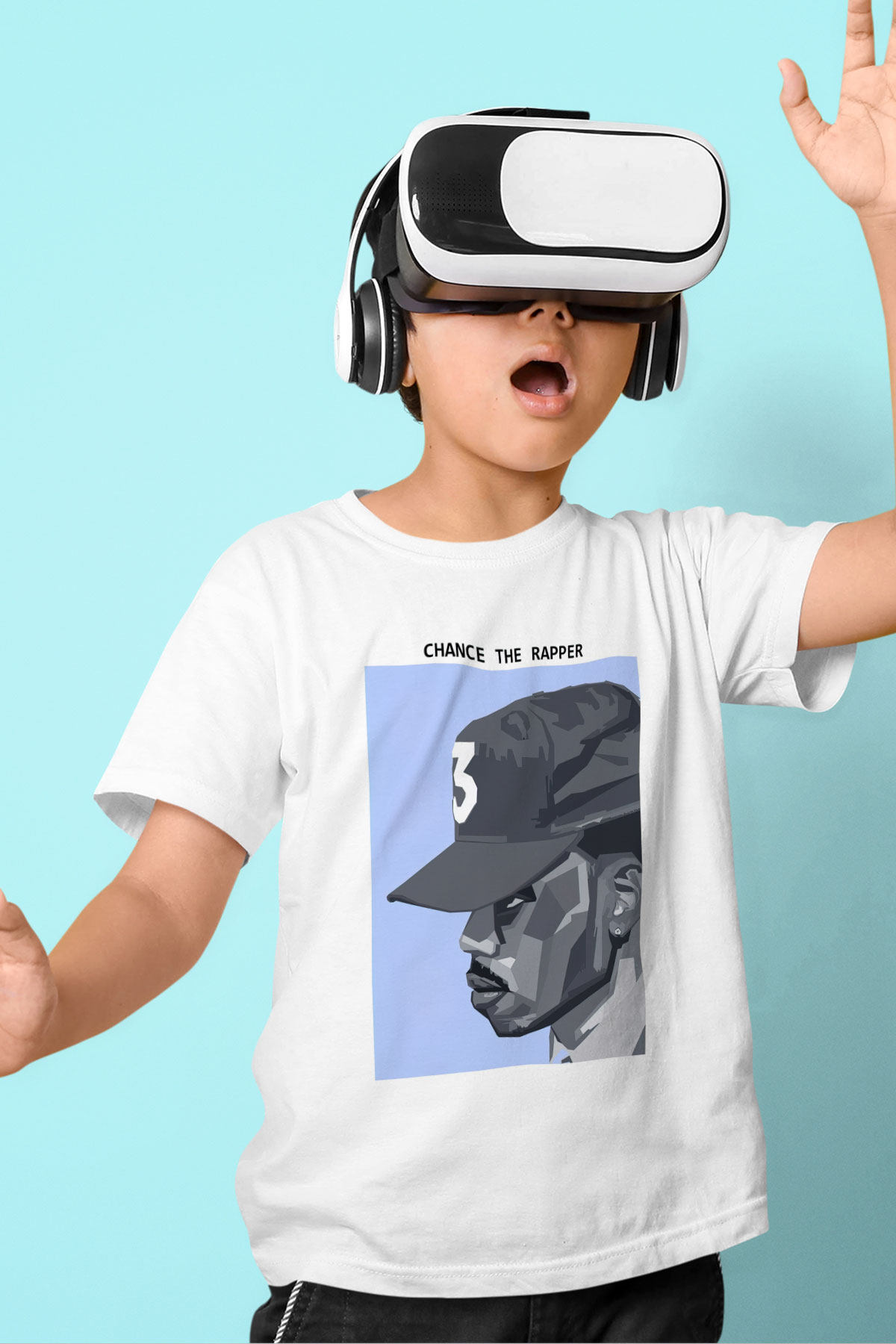 Chance The Rapper Beyaz Unisex Çocuk Tişört