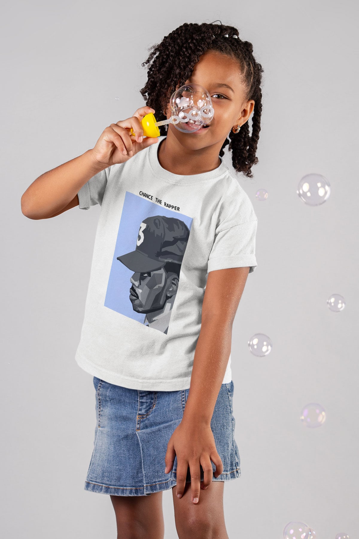 Chance The Rapper Beyaz Unisex Çocuk Tişört