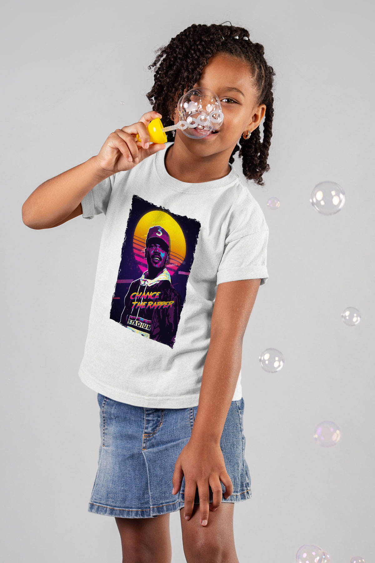 Chance The Rapper Beyaz Unisex Çocuk Tişört