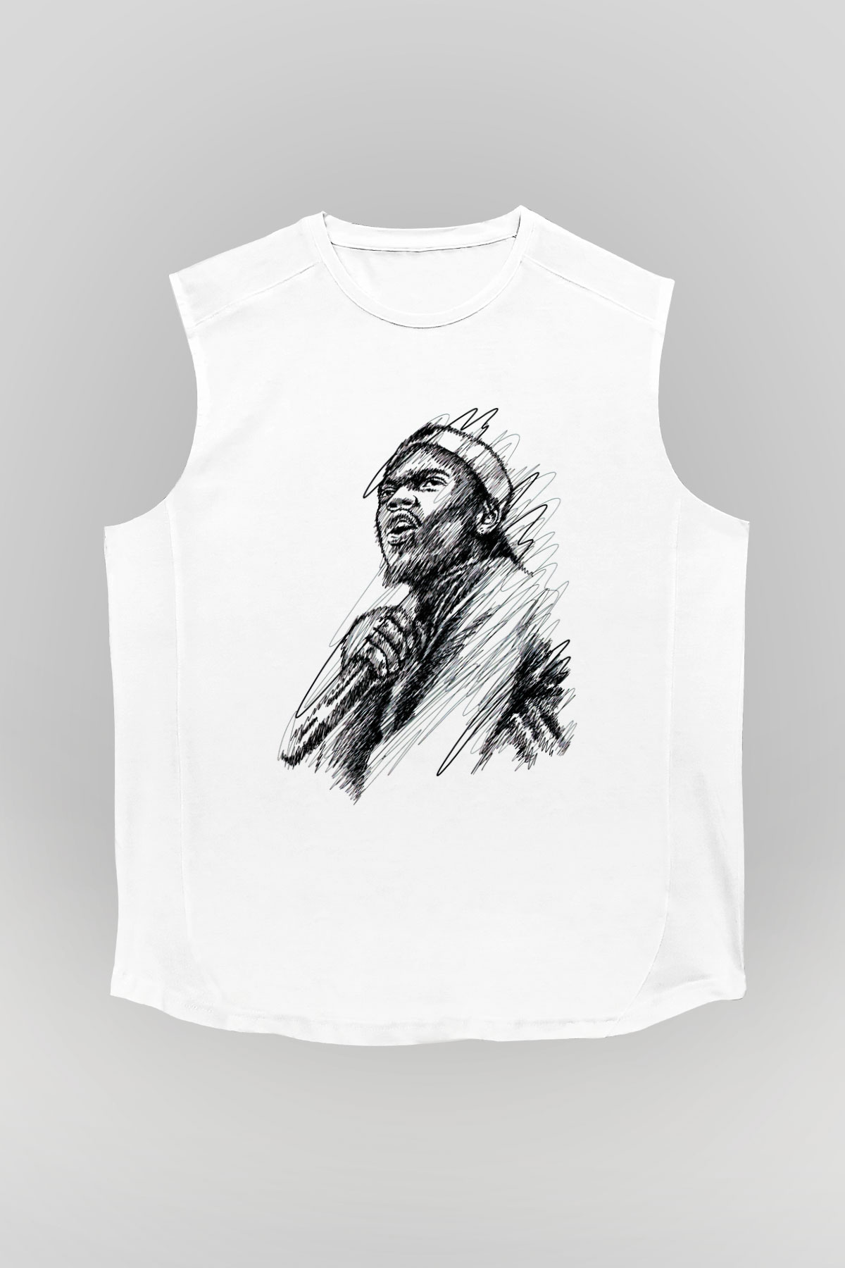 Chance The Rapper Beyaz Unisex Kolsuz Tişört