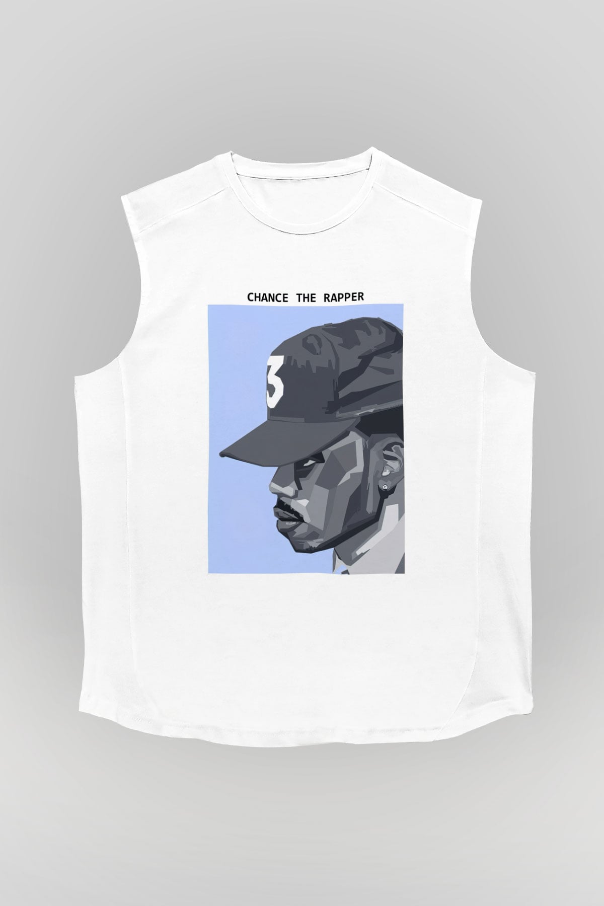Chance The Rapper Beyaz Unisex Kolsuz Tişört