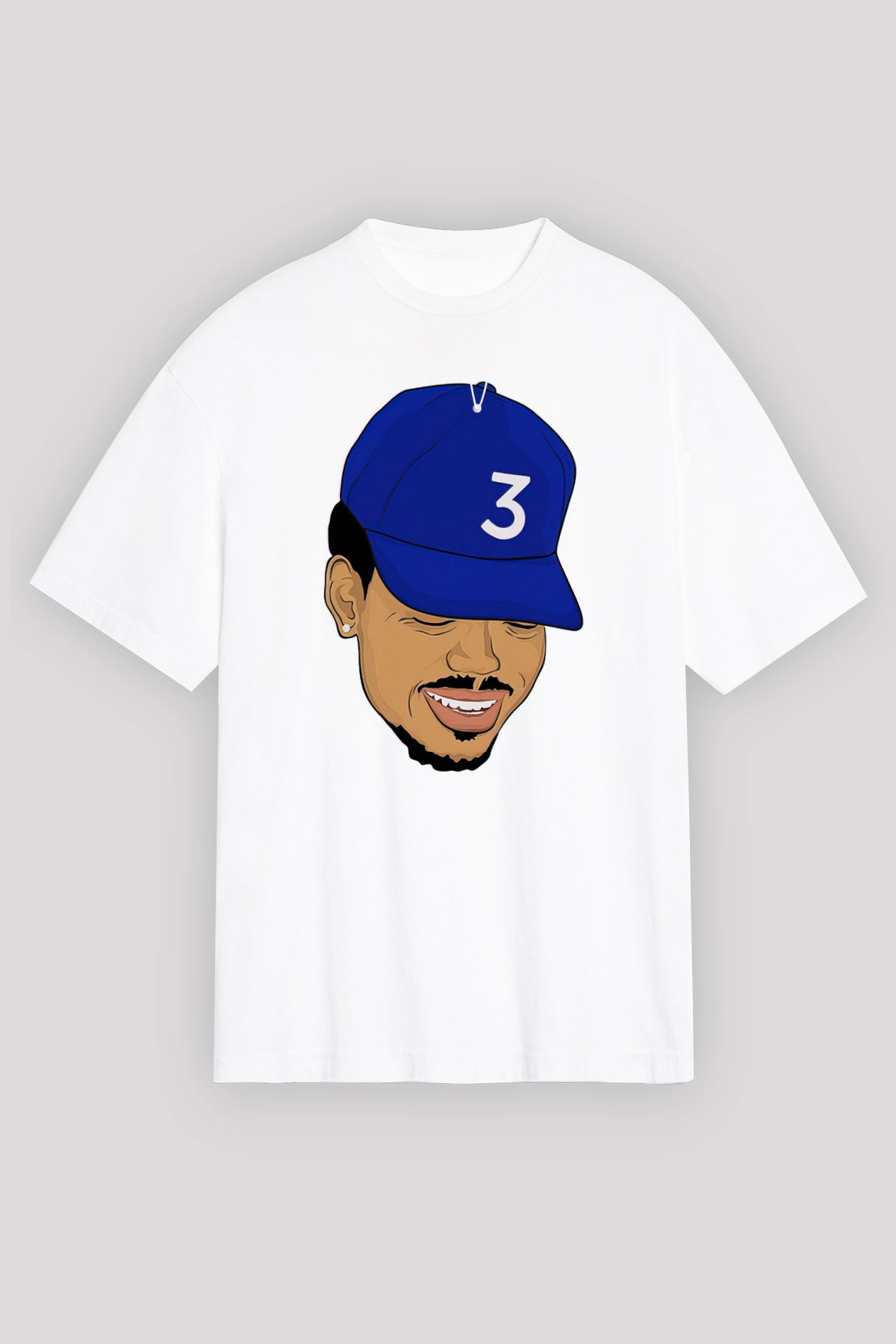 Chance The Rapper Beyaz Unisex Oversize Tişört T-Shirt