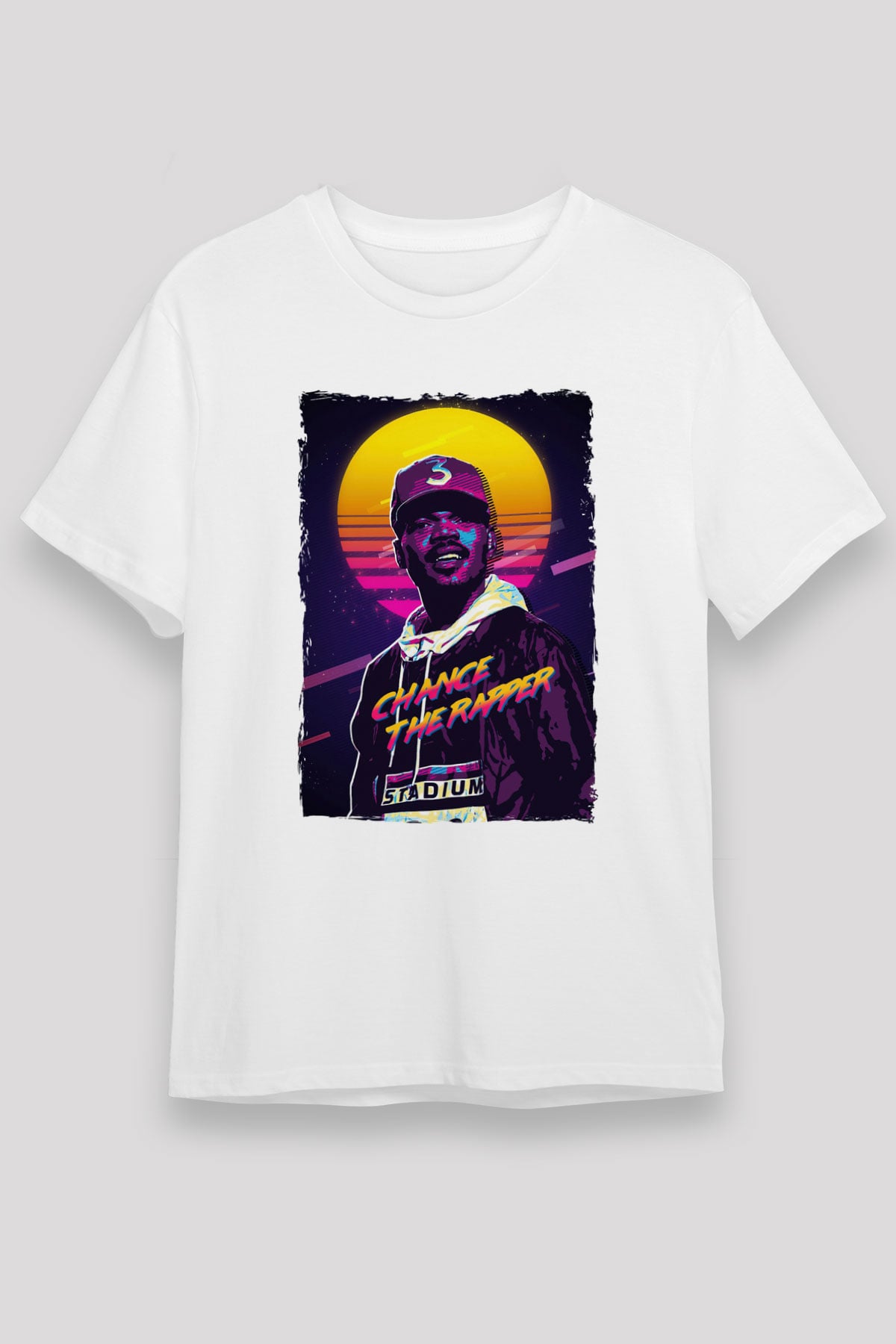 Chance The Rapper Beyaz Unisex Tişört T-Shirt - TişörtFabrikası
