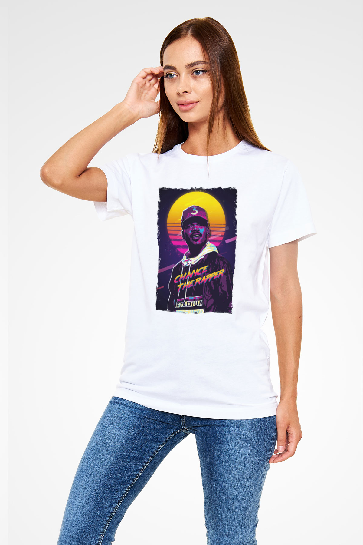 Chance The Rapper Beyaz Unisex Tişört T-Shirt - TişörtFabrikası