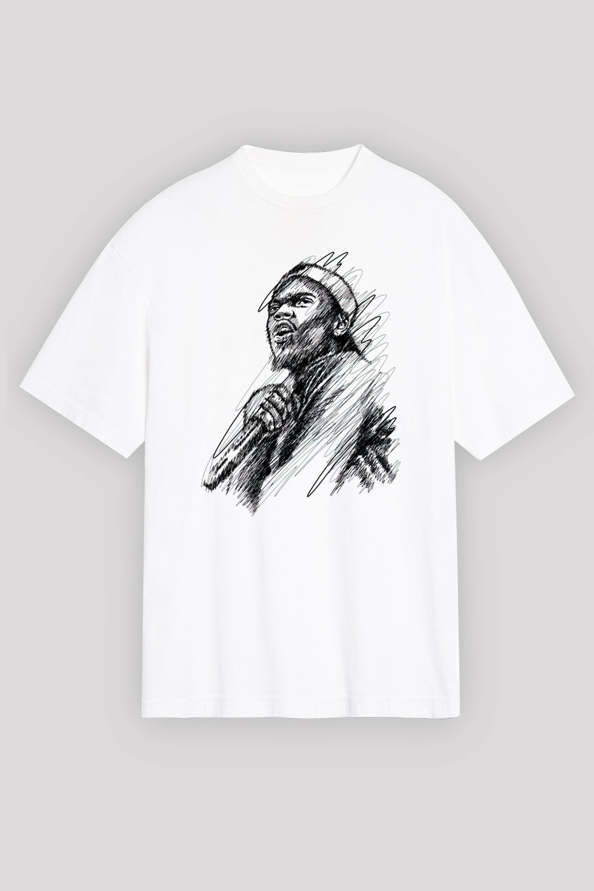 Chance The Rapper Beyaz Unisex Tişört T-Shirt - TişörtFabrikası