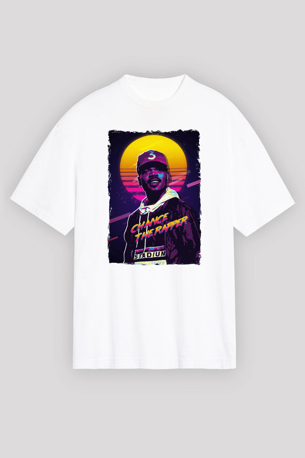 Chance The Rapper Beyaz Unisex Tişört T-Shirt - TişörtFabrikası
